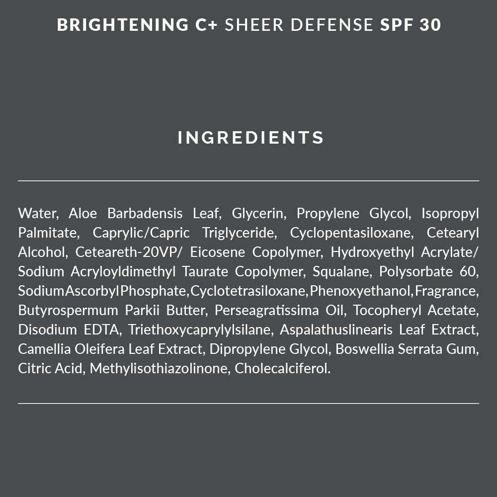 Beyond Complexion Brightening C+ Sheer Defense SPF 30 - Oil-Free, Fast-Absorbing SPF Makeup that Reduces Redness and Evens Skin Tone 6