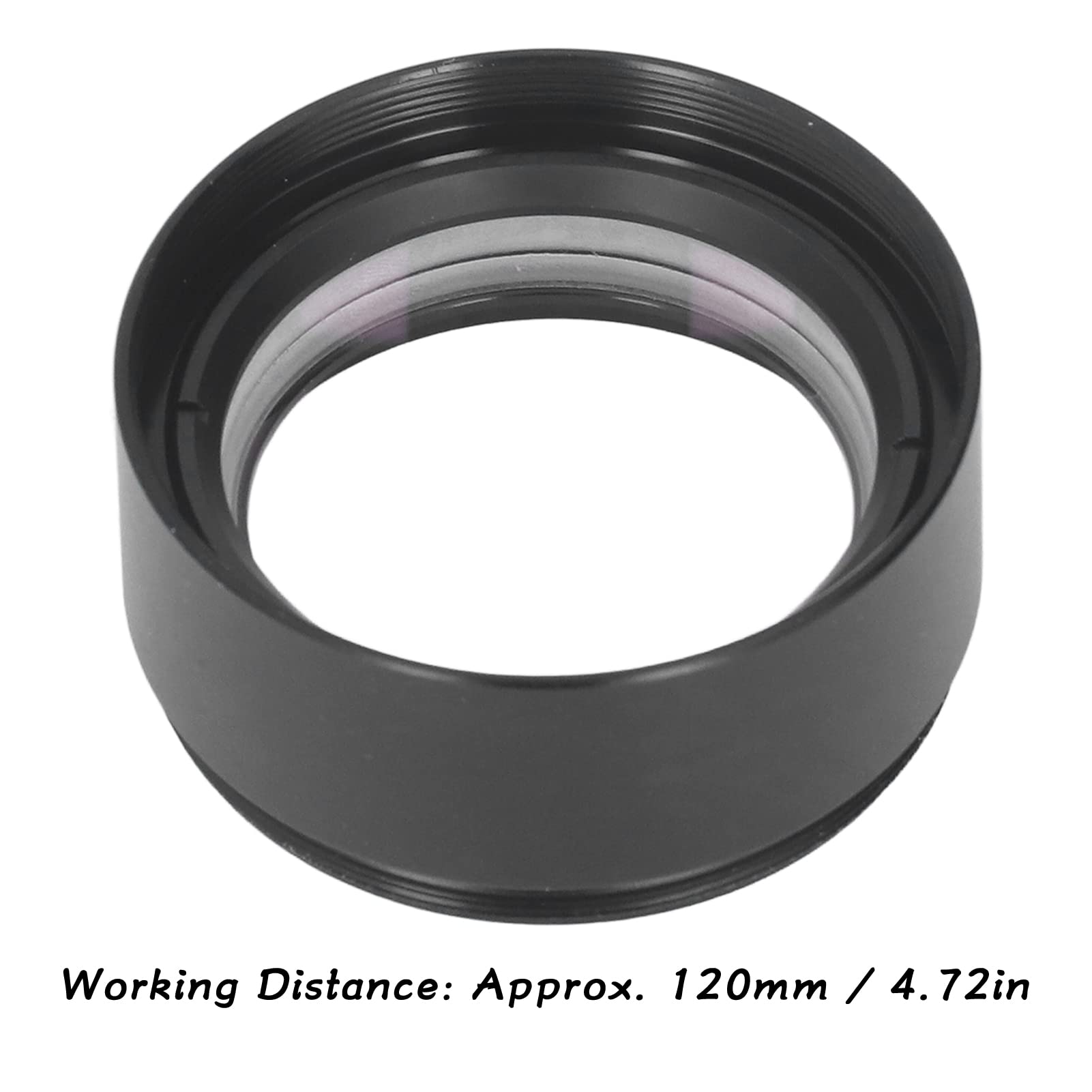 Microscopes Eyepiece, Good Transmittance Microscope Lens Accessory M48 Interface High Refractive Index Optical Glass for Replacement 6