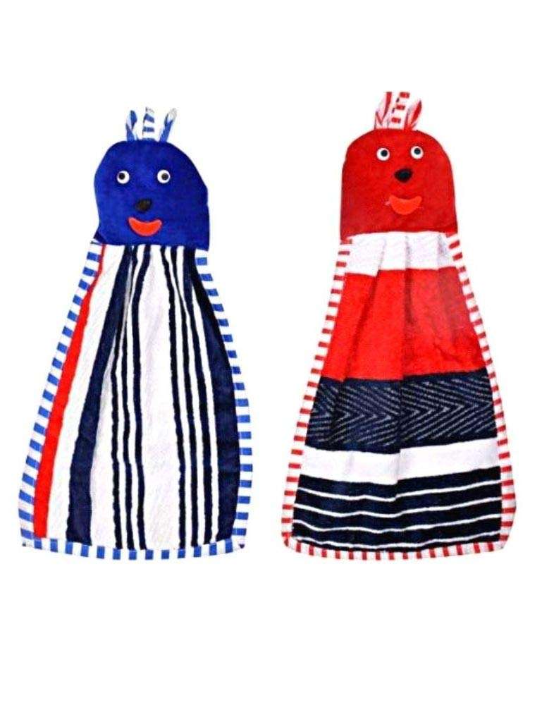 Tady Toons Hanging Hand Towels for Kitchen and Wash Basin (Set of 2)/ Kitchen Accessories/Hand Towels 1