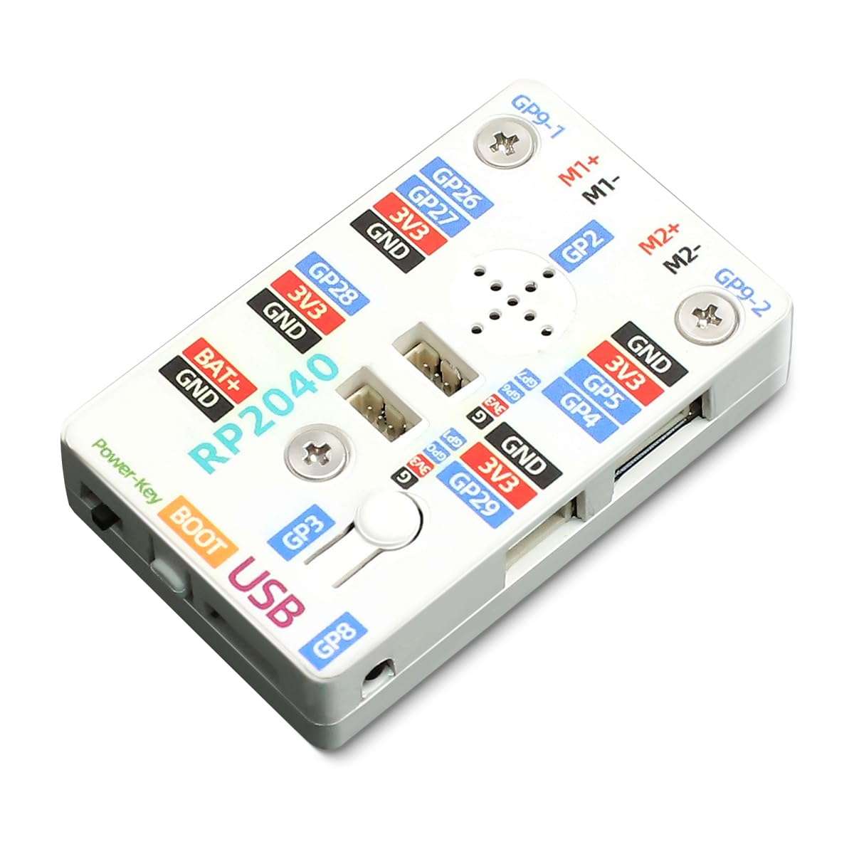 GEEKEYES RP2040 Development Board with Type-C Port & PH2.0 Interface, 8MB Flash - Enhanced Raspberry Pi Pico Compatible Microcontroller Board for STEM, IoT, Robotics 1