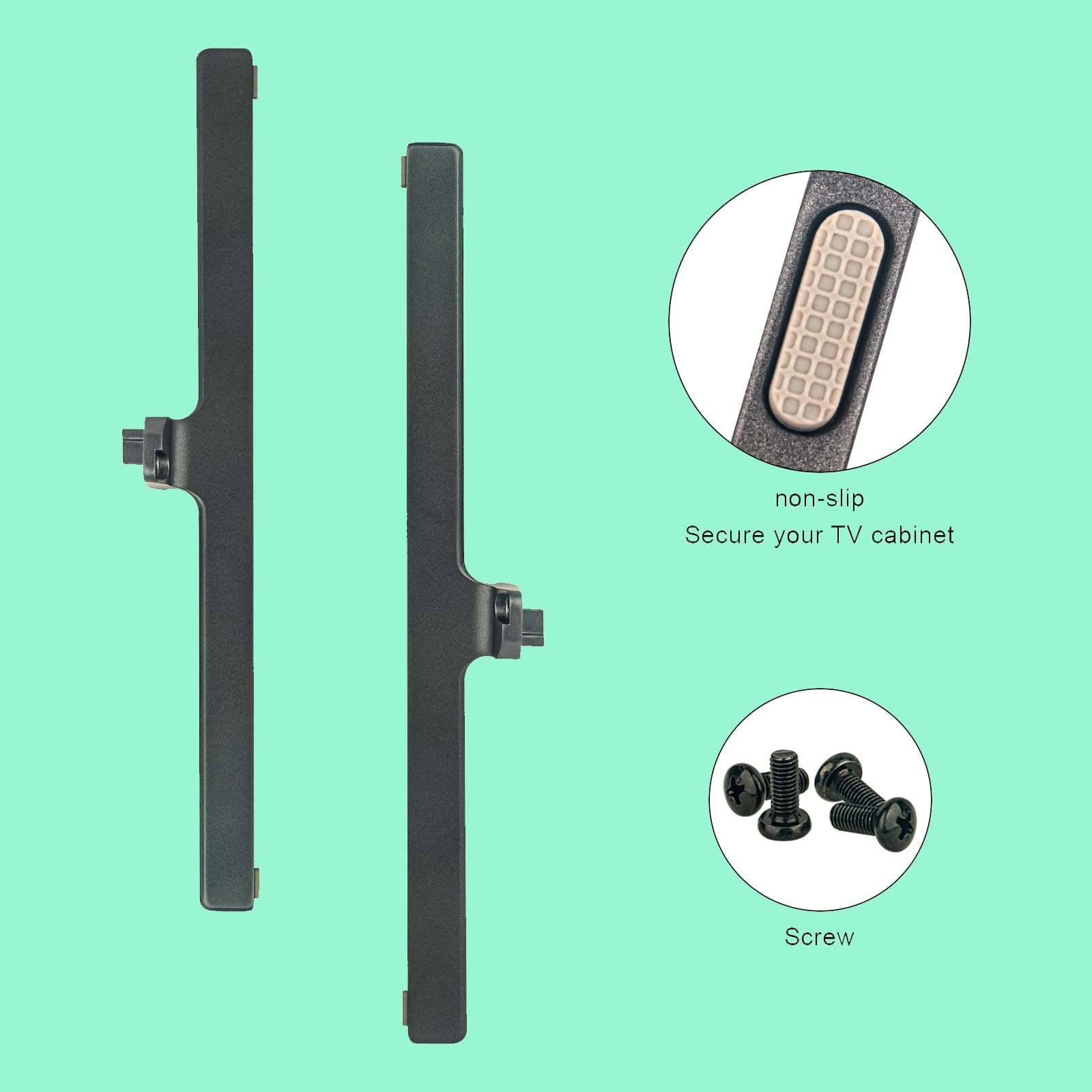 Replacement TV Base Stand 2411-01, Fit for Hisense U6 Series Mini-LED ULED 4K Gccgle TV 75U6K 4