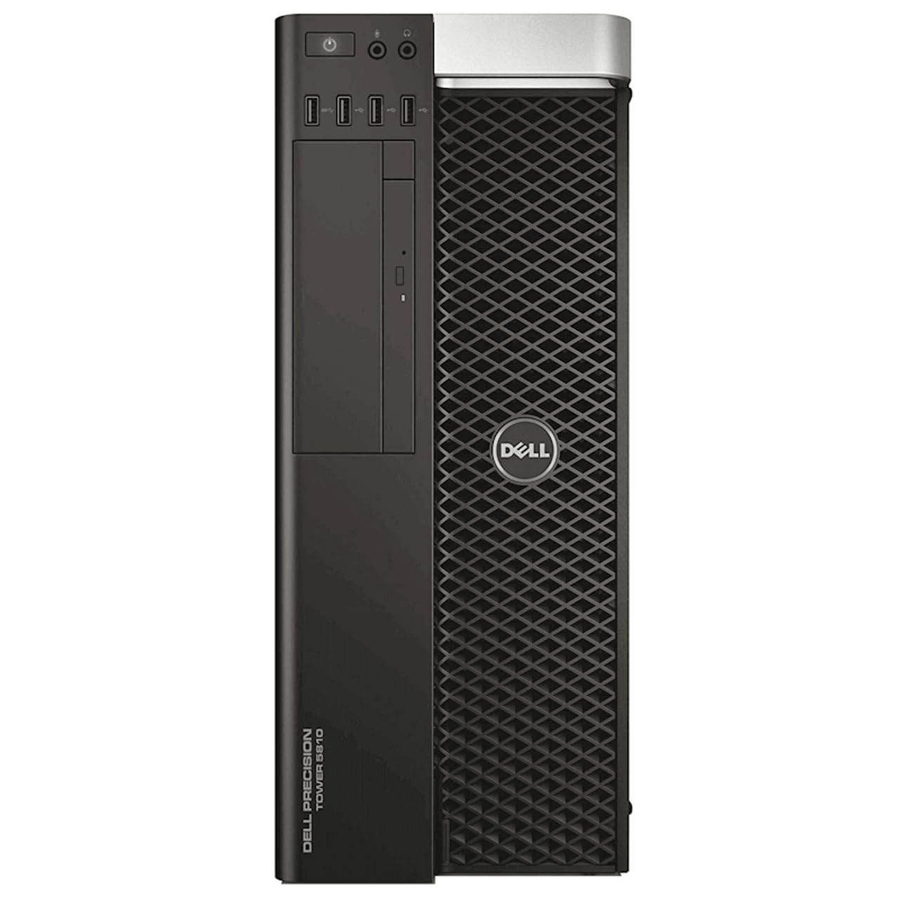 Dell Precision T5810 Mid-Tower Workstation - Intel Xeon E5-2697 v3 2.6GHz 14 Core Processor, 16GB DDR4 Memory, 256GB NVMe SSD, 4TB HDD, Nvidia Quadro K5200 Graphics Card, Windows 10 Pro. (Renewed)