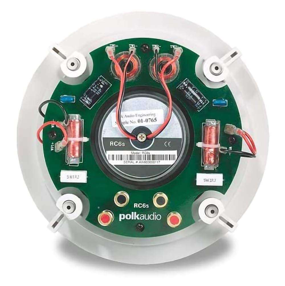 Polk Audio RC6s in-Ceiling 6.5" Stereo-Speaker | Dual Channel from a Single Location & Atrium 8 SDI Flagship Outdoor Speaker (White) 5