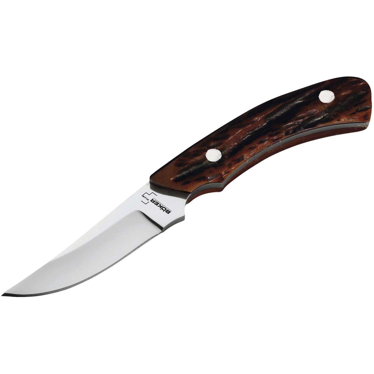 Boker 02BO516 Plus Cowboy Cross Draw Bone Knife with 440C Stainless Steel Blade, 2-7/8"