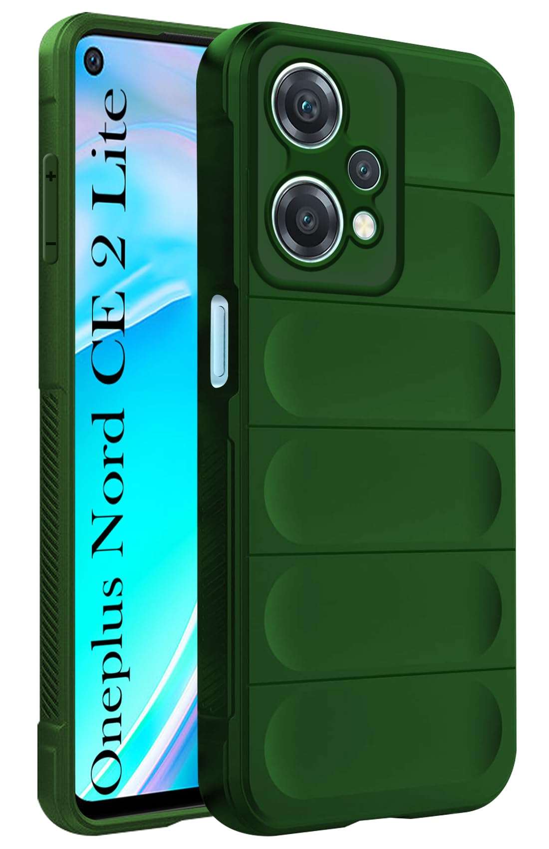 Jkobi Back Cover Case for OnePlus Nord CE 2 Lite 5G (Matte Liquid Silicon | Camera Protection | Shockproof | Green) 1
