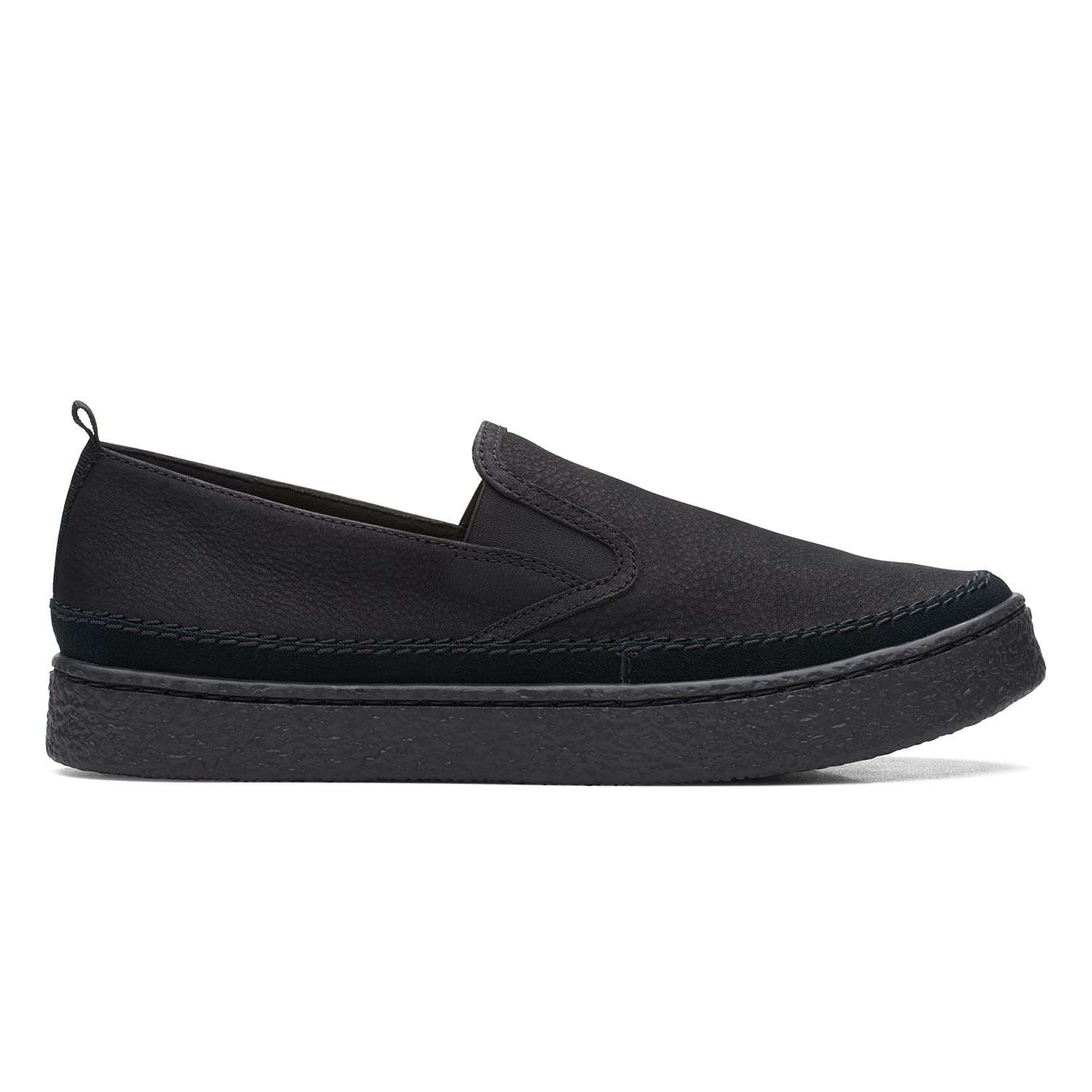 Clarks Womens Barleigh Slip Black Nubu Boat Shoes UK-8 1