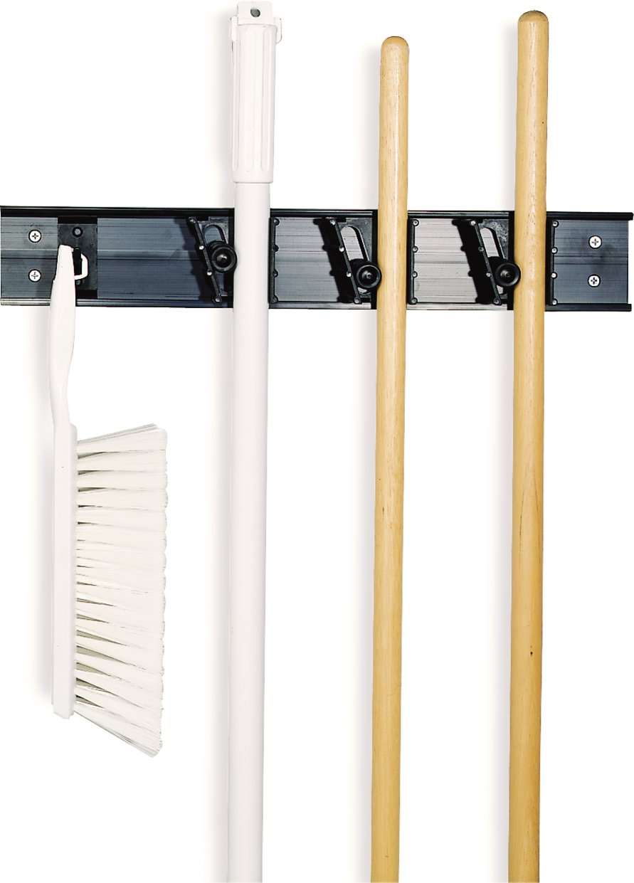 Carlisle 4073100 Flo-Pac Roll N Grip Broom/Brush Holders, Set of 12 (18-Inch, ABS) 3