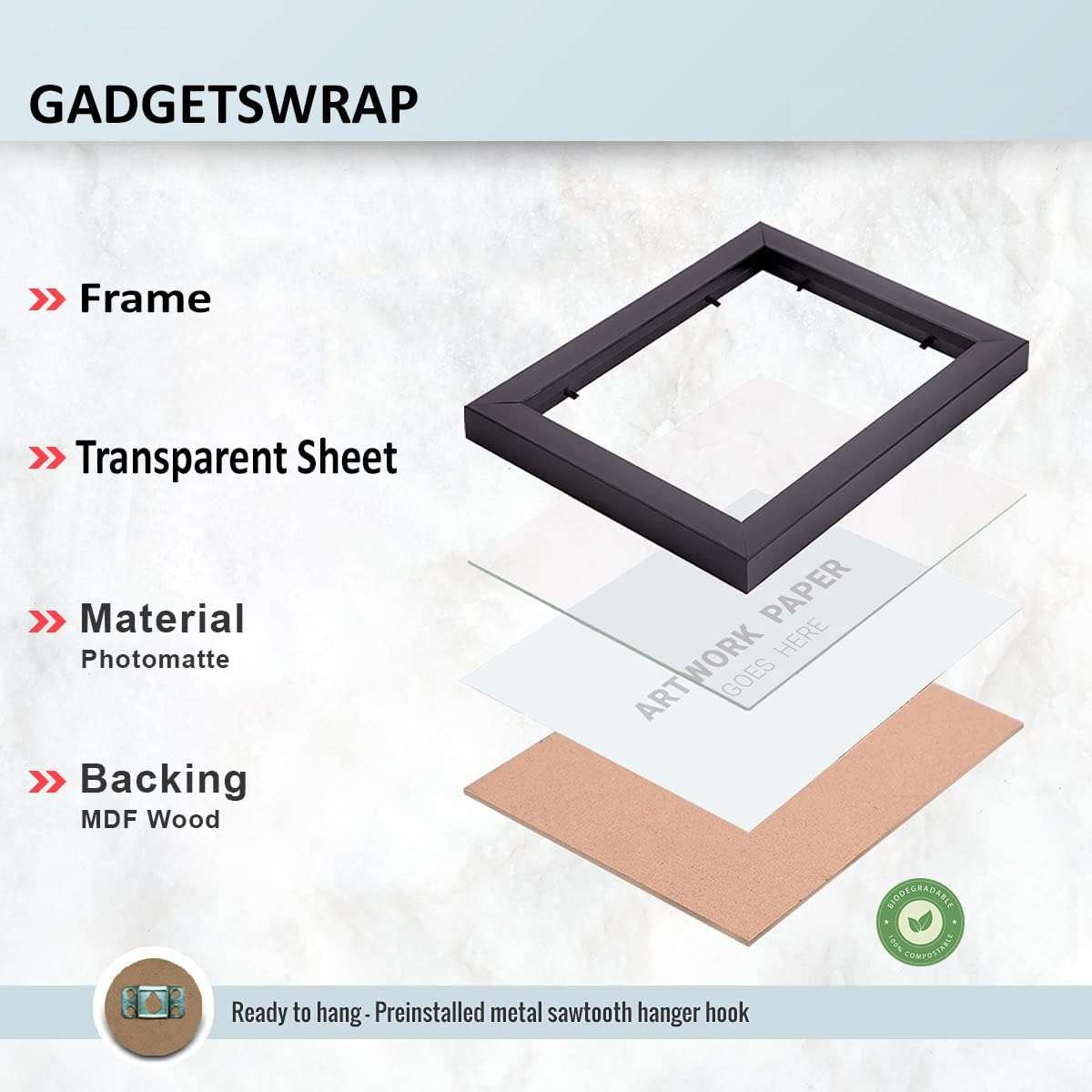 GADGETS WRAP Printed Photo Frame Matte Painting for Home Office Studio Living Room Decoration (14x11inch Black Framed) - Lake Nature Water Reflection 4