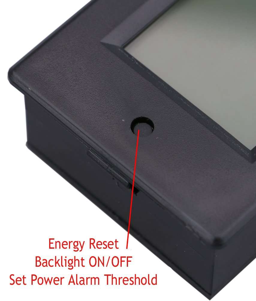 Yeeco® Digital Multimeter DC6.5-100V 100A Voltage Amperage Power Energy Meter Voltmeter Ammeter DC Voltage Current Volt Amp Meter Tester Gauge Power Monitor Measuring LCD Display with 100A/75mV Shunt 5