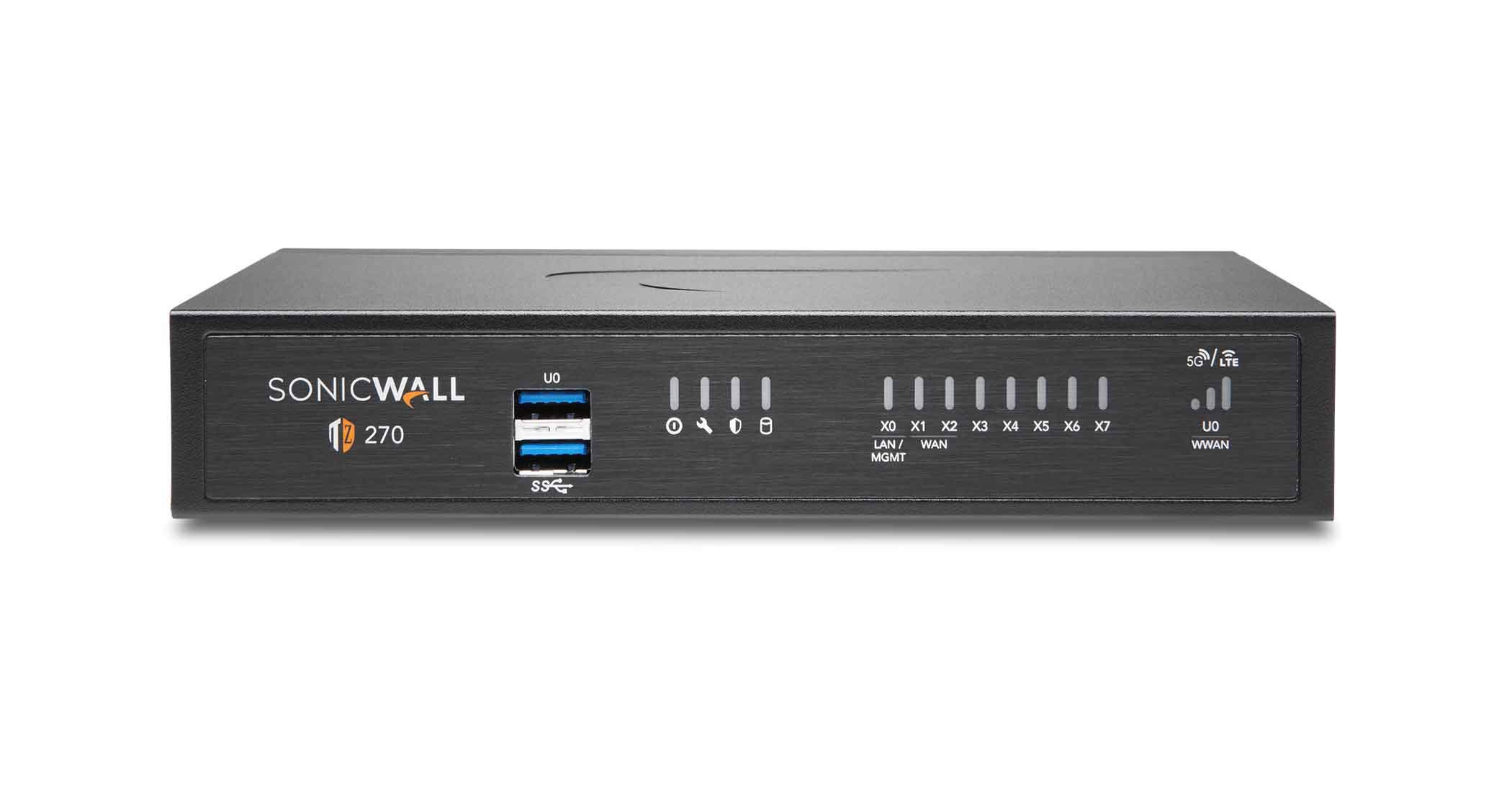 SonicWall TZ270 SecureUpgradePlus | 3YR Essential Edition | TZ270 Gen7 Firewall with 3 Year Essential Protection Service Suite | Compact SMB Appliance with Threat Protection and SD-WAN (02-SSC-6847)