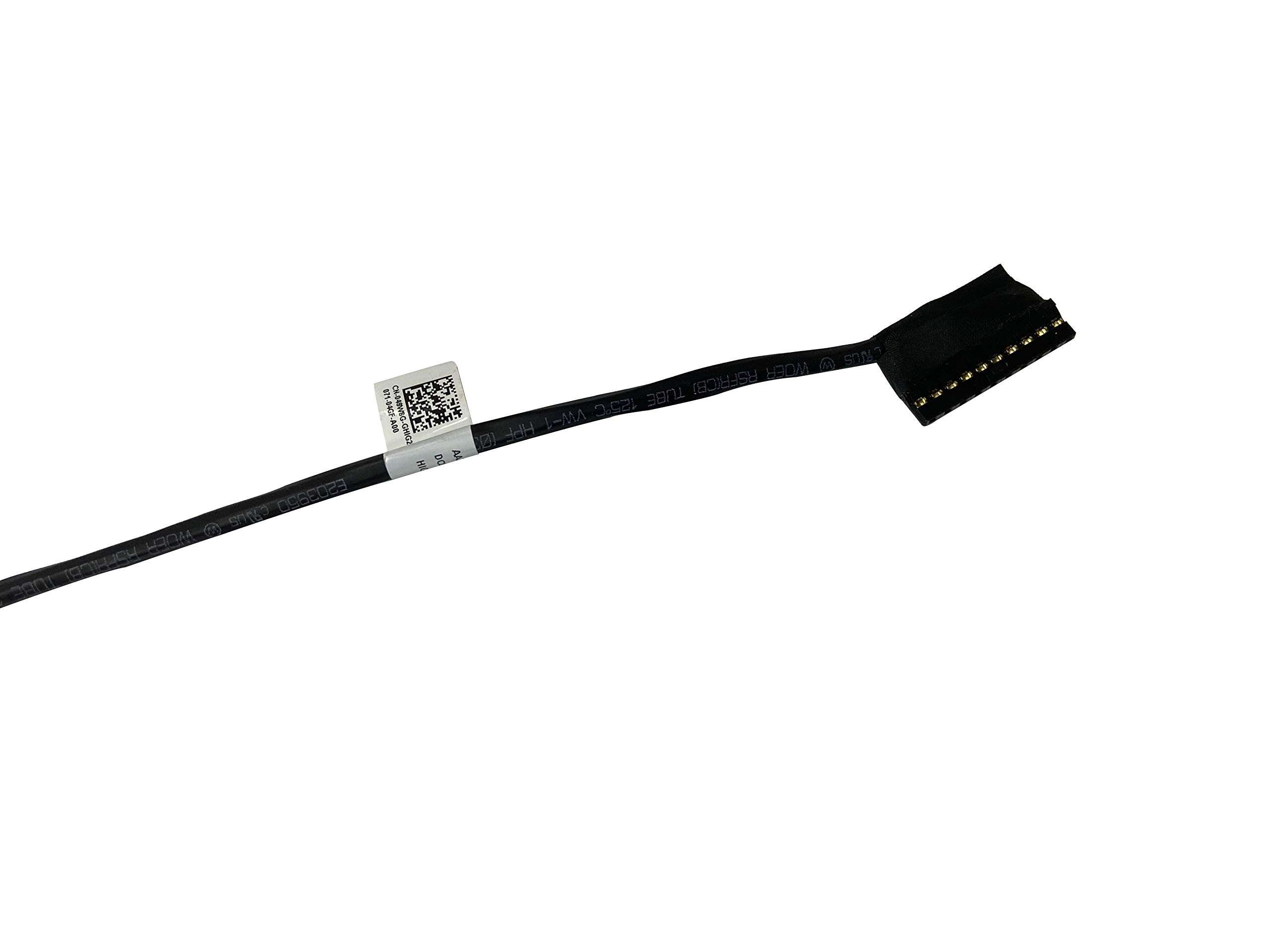 ZTHY AAZ60 Battery Connector Cable Compatible with Dell Latitude 7270 7470 E7270 E7470 Series Laptop J60J5 Battery Wire Cord 49W6G 049W6G C020029500 Black 2