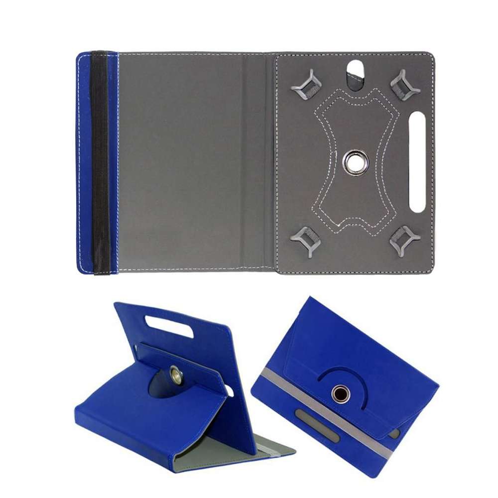 Fastway 360 Degree Rotating Tablet Book Cover for Wishtel IRA-CAPSULE-4G 10.1Inch 8 GB Wi-Fi+4G Tablet (Blue) 3