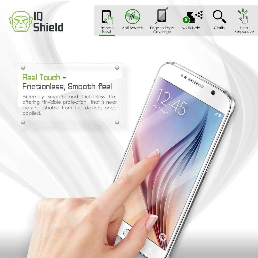 IQShield Screen Protector Compatible with Acer Switch V 10 LiquidSkin Anti-Bubble Clear TPU Film 4