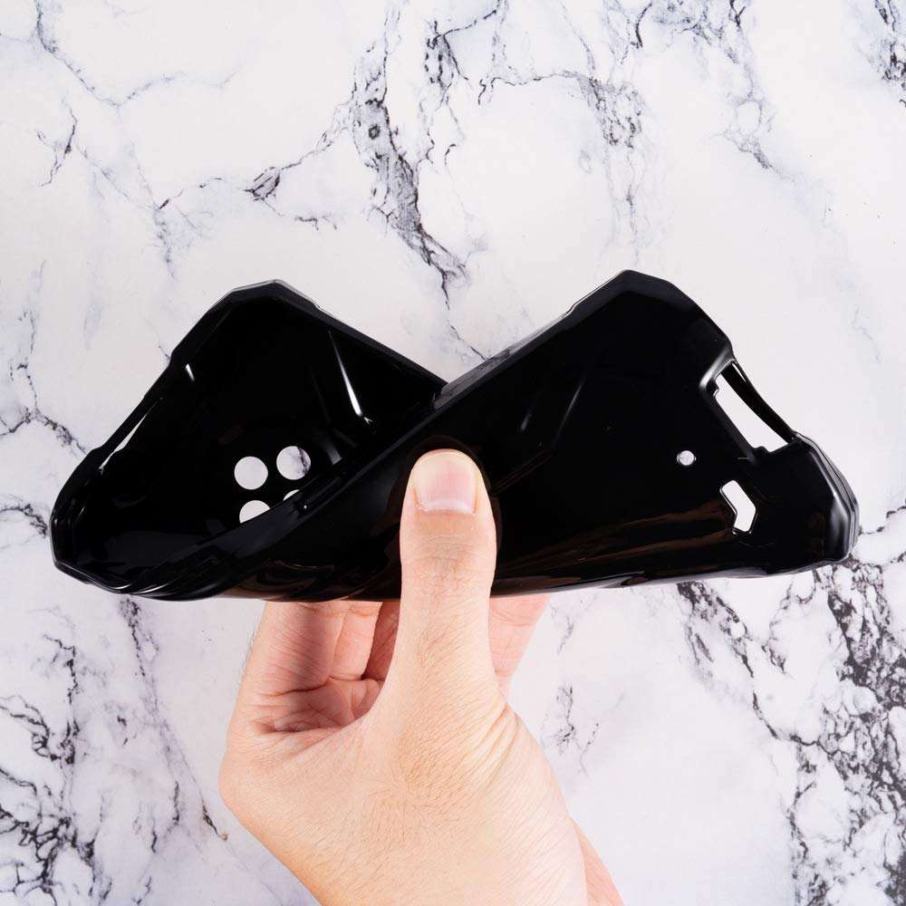 FLYME for Oukitel WP8 Pro/Oukitel WP8 Case, Flexible Scratch Resistant Non-Slip Shockproof Cover Soft TPU Rubber Slim Fit Case,Black 4