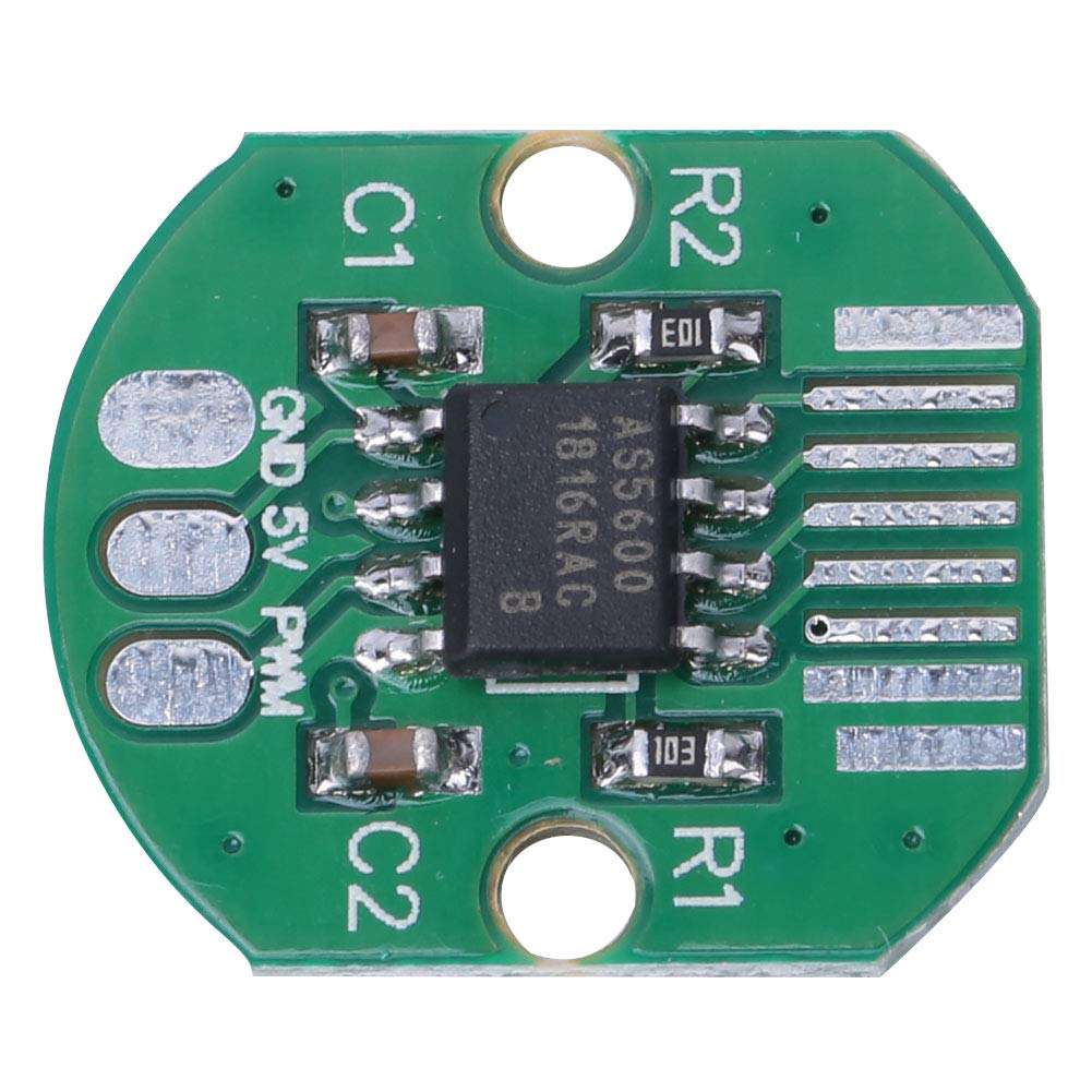 Motor Encoder AS5600 Absolute Value Encoder PWM I2C Port High Accuracy 12 Bit Encoder Set PWM i2c Interface Precisionfor Brushless Fan Motors