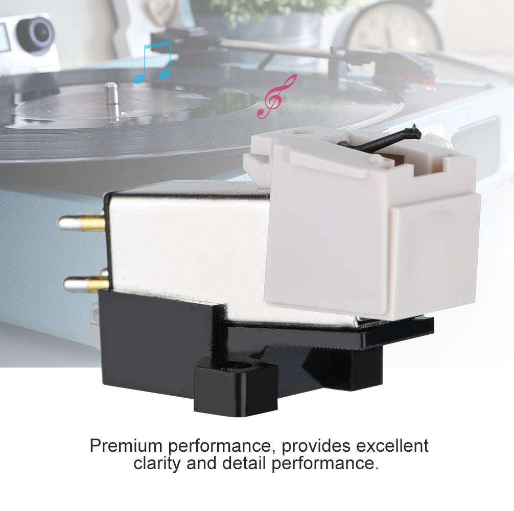 Goshyda Magnetic Cartridge Stylus, Replacement with Needle Stylus for Vintage LP Record Player 2