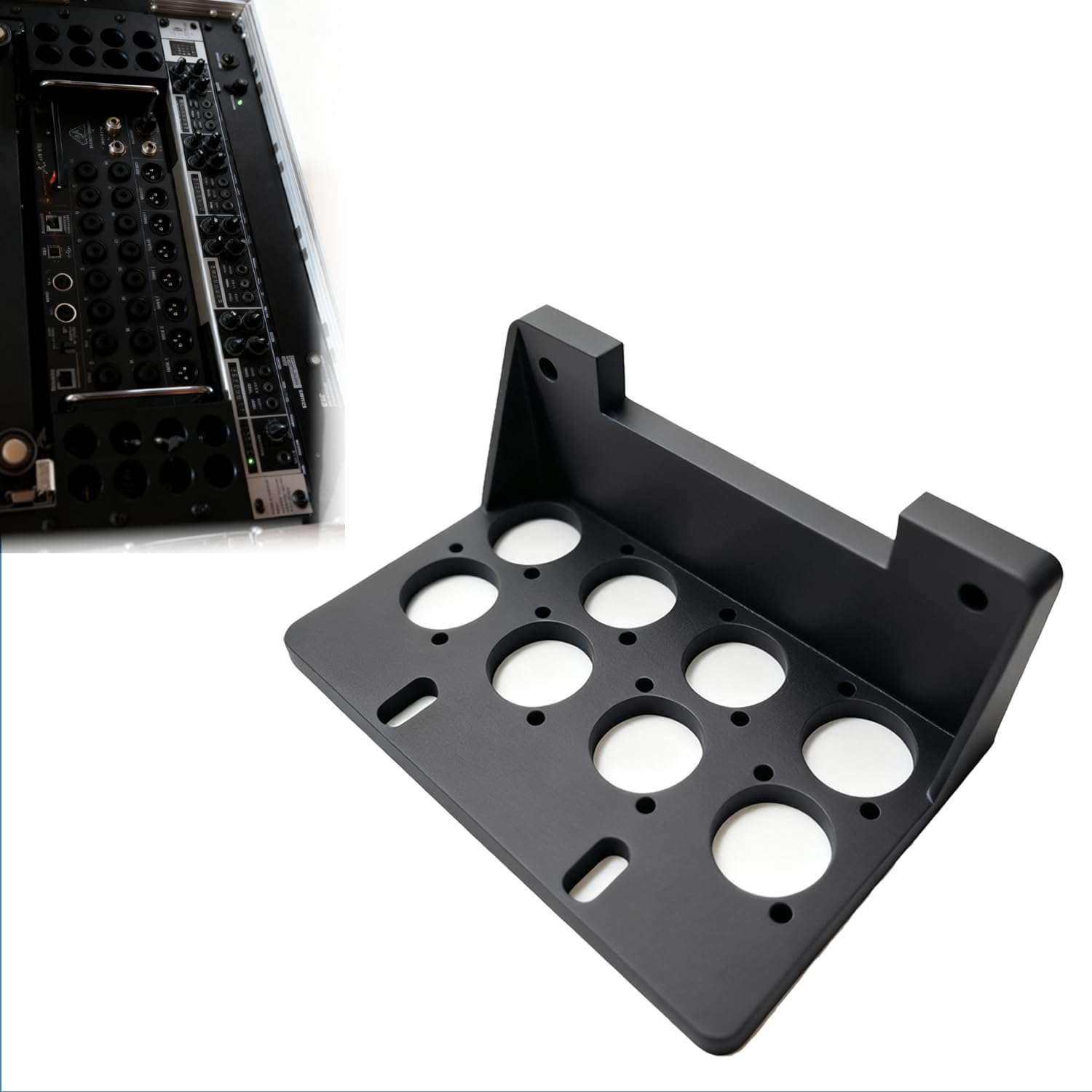 Recessed Rack Ears Compatible with Digital Mixers XR16 XR18 SD18 MR16 MR18 - Sturdy Material, Easy Installatio（1 pack） 1
