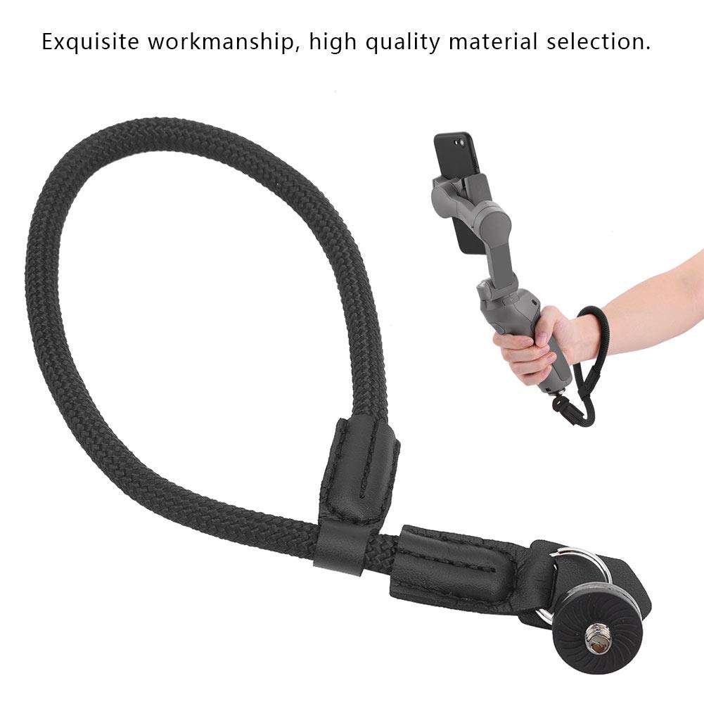 Beufee Camera Wrist Strap, Lanyard Strap Lanyard for Camera Hand Wrist Strap Lanyard Camera Strap Lanyard with 1/4in Screws(Black) 4