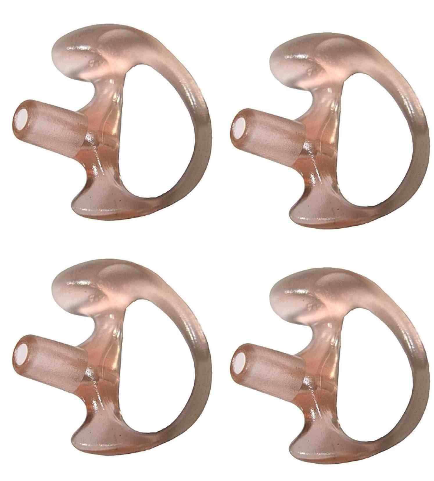Ear Phone Connection Right Ear Medium Soft Silicone Radio Earpiece Set of 4 pcs - Insert Earmolds - Semi Custom Mold Earplug Earbuds 2