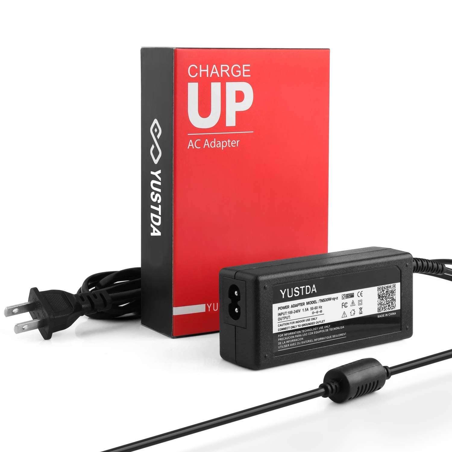 YUSTDA Universal Charger for HP EliteDesk ProDesk All in One Desktop AIO PC YUSTDA 65W Cord 800-G1 600-G1 260-G1 19-2113w 18 5010 5110 19 2114 2304 3013w 21-2024 23-g010 Touch Pavilion 4