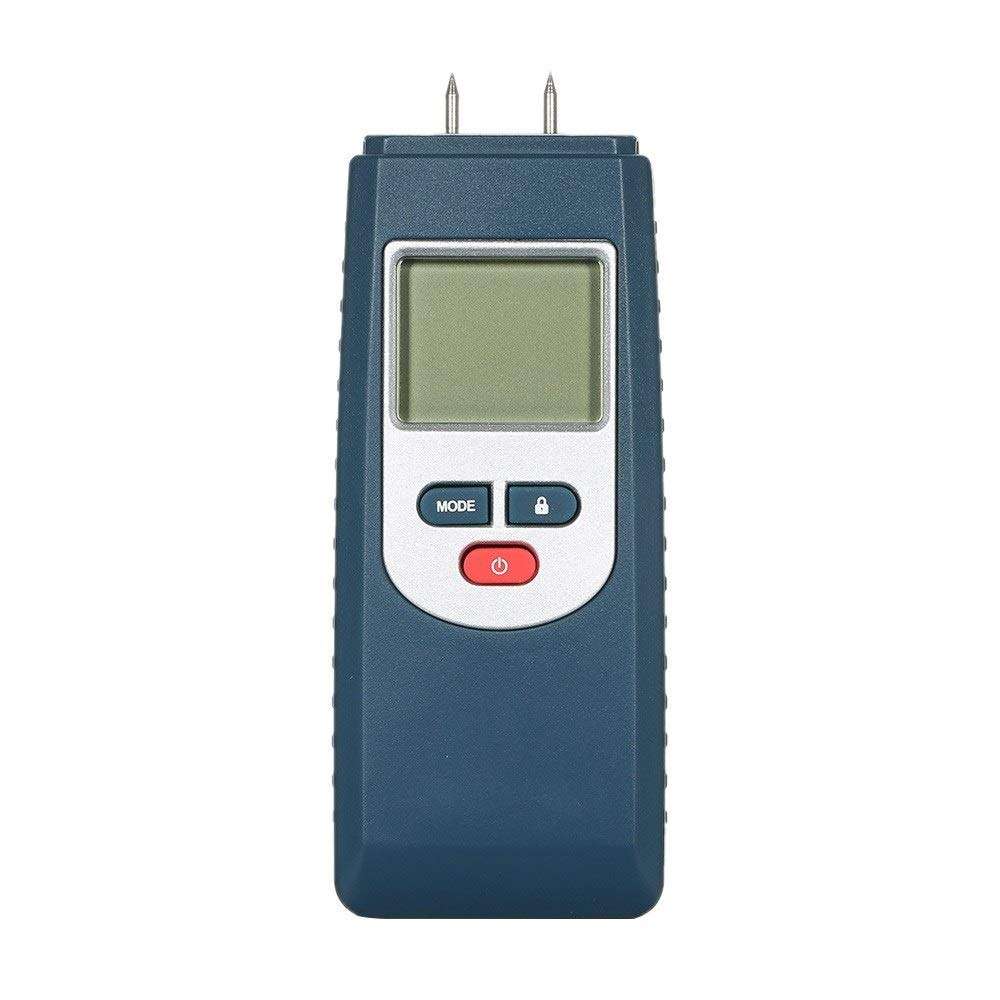 WZCUICAN Moisture Meters Two Pins Digital Wood Moisture Meter Humidity Temperature Test Percent Accuracy Thermometer Hygrometer Detector 1