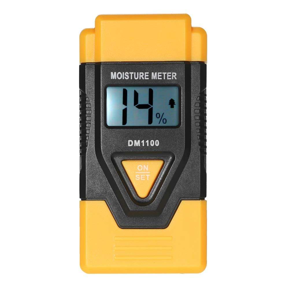Z.L.FFLZ Moisture Detector 3 in 1 Digital Wood Moisture Meter Thermometer Hygrometer Wood Materials Humidity Tester Temperature Measurement Mini Tool 1