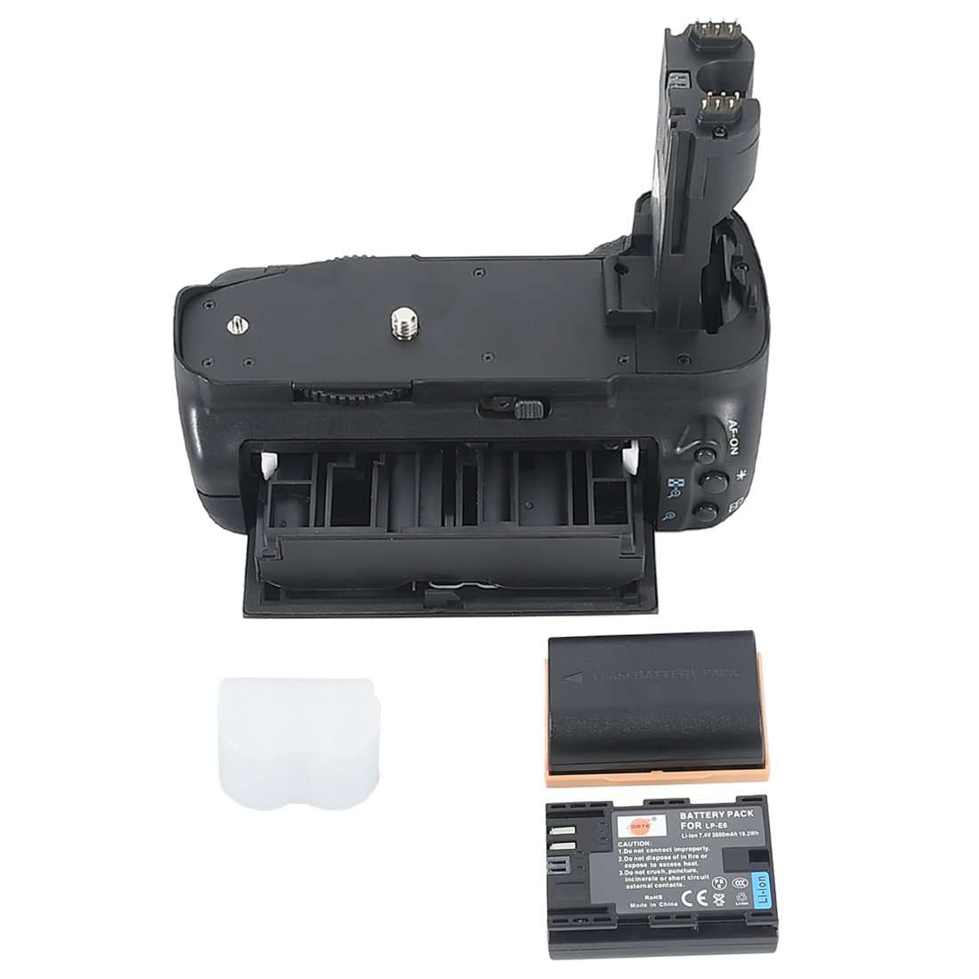DSTE Pro BG-E7 BGE7 Vertical Battery Grip + 2X LP-E6 LP-E6N Compatible with Canon EOS 7D SLR Digital Camera