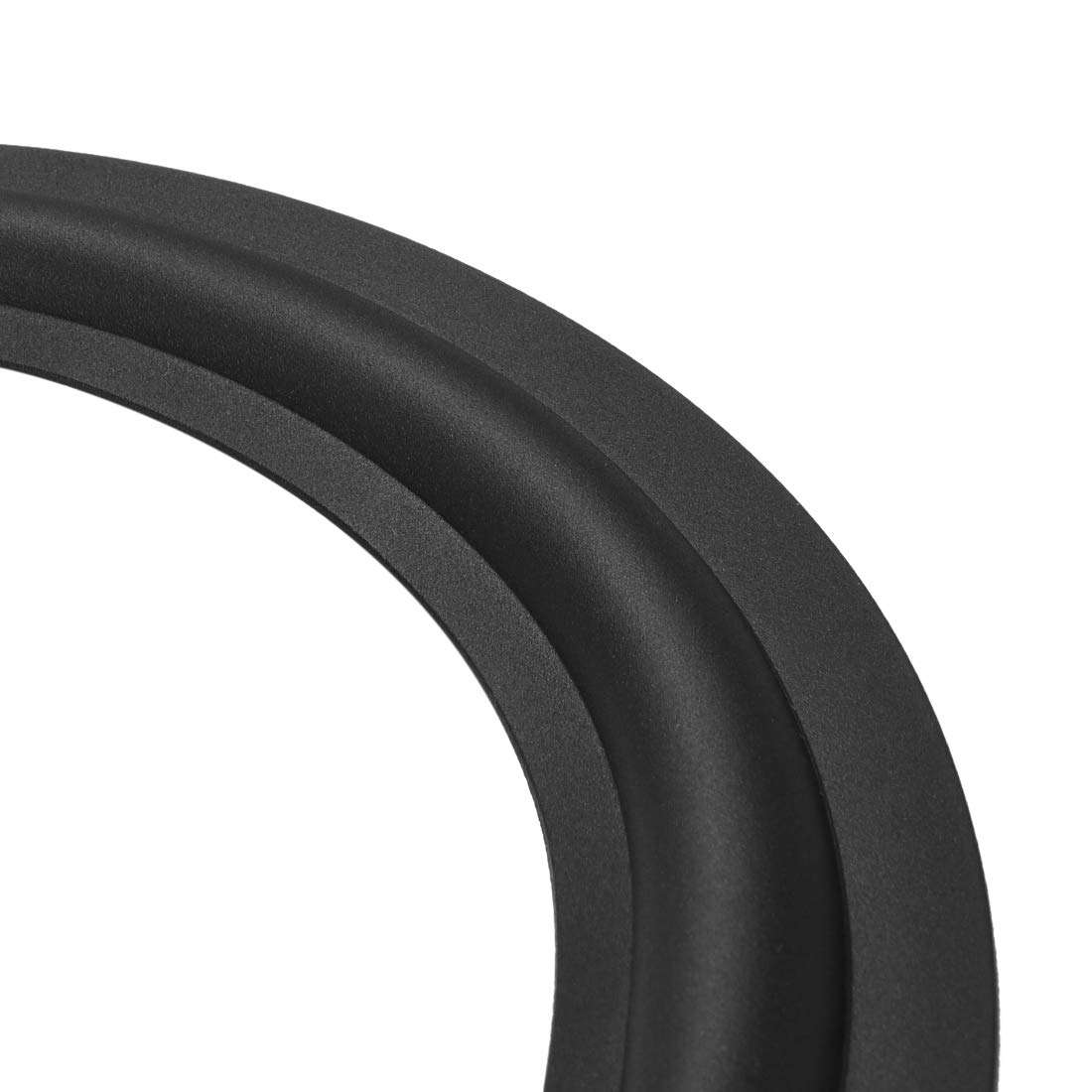 uxcell 12 Inch Speaker Rubber Edge Folding Ring Horn Replacement Parts for Speaker Black 3