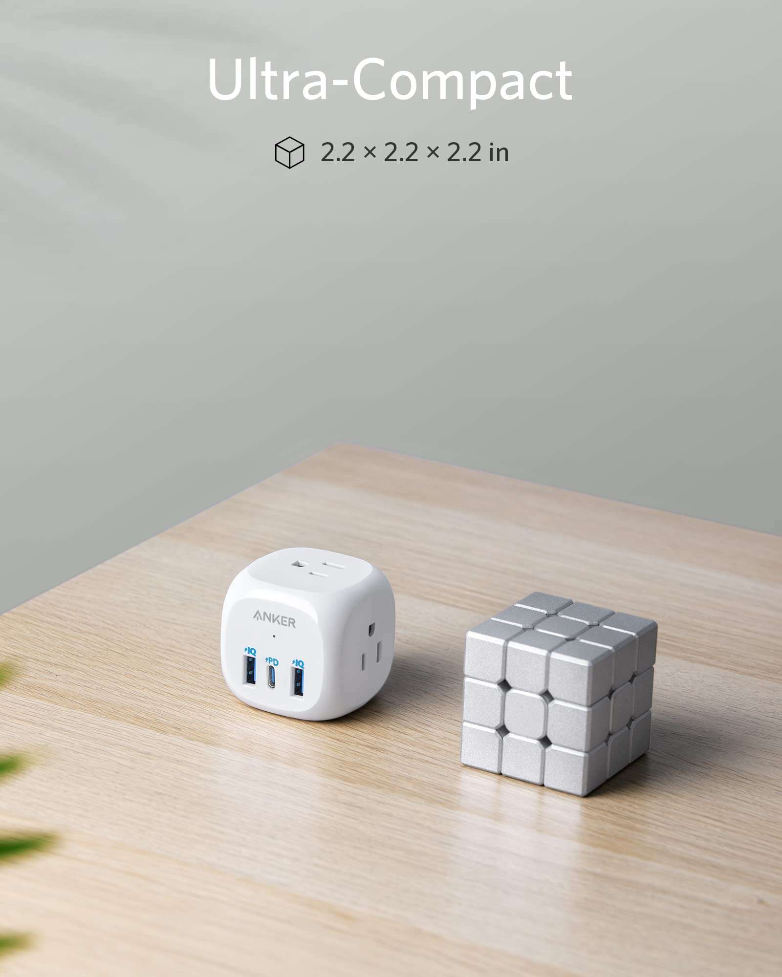 Anker USB C Outlet Extender, Anker 321 Outlet Extender With 3 Outlets and 20W USB C Charging for iPhone 15/13 Series, Power Delivery Charging for Dorm Rooms, Home Office, Cruise Ship Travel Esstential 4