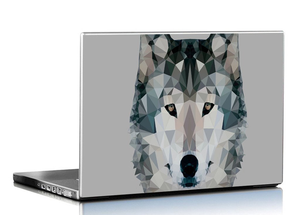 PIXELARTZ Laptop Skins Polygon Wolf House Stark Sigil Game of Thrones G.O.T. TV Series 15.6 Inches Laptop Skins/Stickers for Dell-Lenovo-Acer-HP (3021)