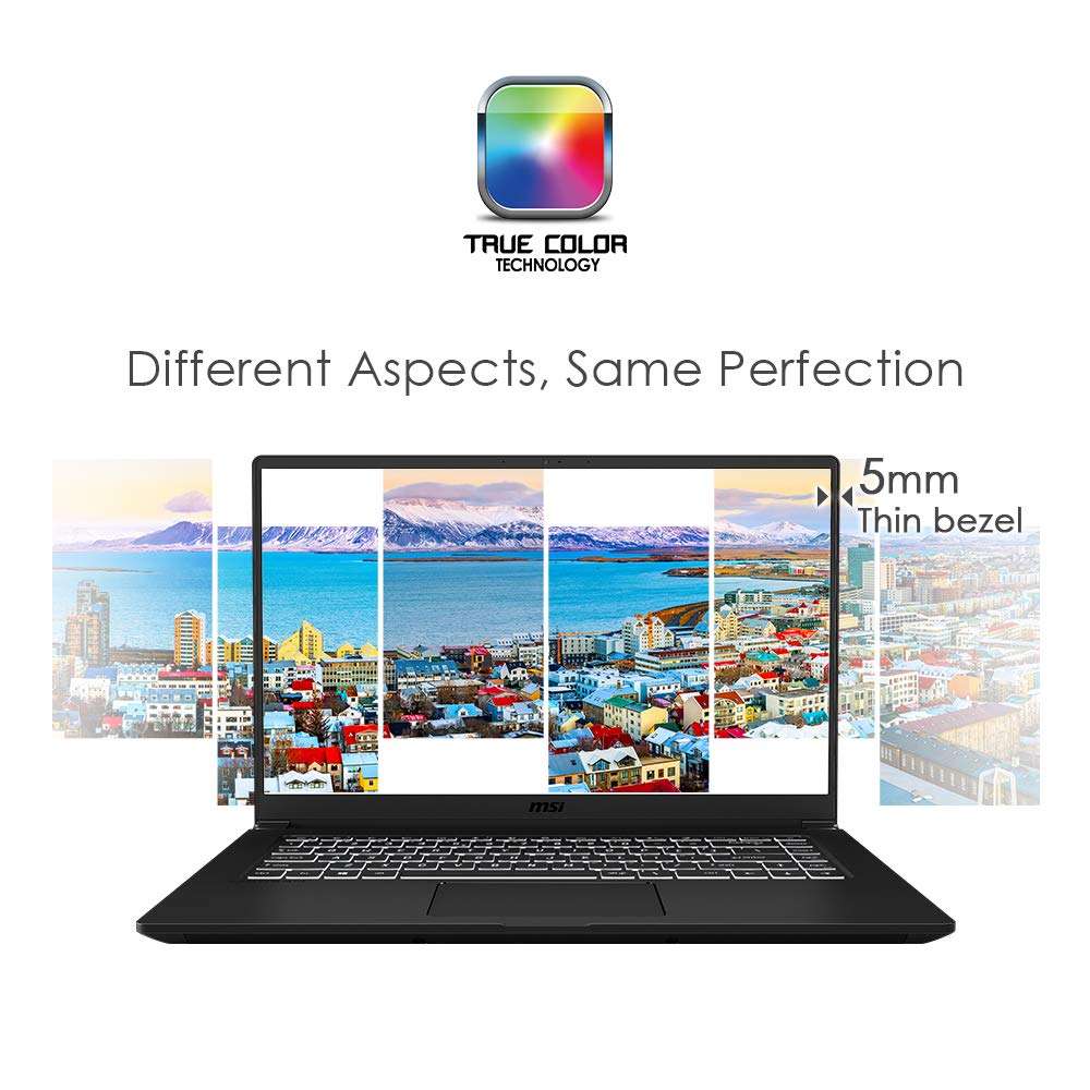 MSI Modern 14 Professional Laptop: 14" IPS-Level Thin Bezel Display, Intel Core i7-10510U, NVIDIA GeForce MX330, 8GB RAM, 512GB NVMe SSD, Win10 PRO, Carbon Gray (B10RASW-078) 5
