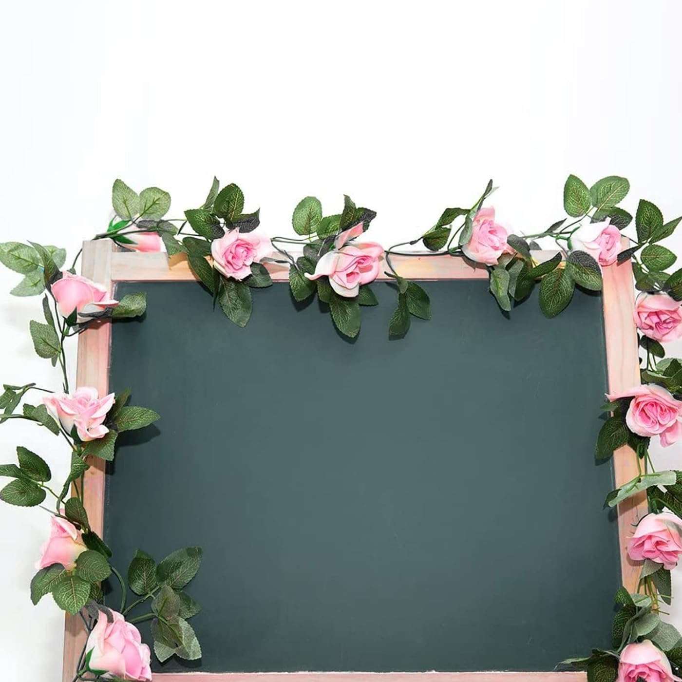 TIED RIBBONS Pack of 2 Artificial Flower Vine Garland Creeper 69 Small Rose (183 cm) Garland for Decoration Wall Door Hanging Home Decor Balcony Indoor Office Ganesh Chaturthi Decoration Items (Pink) 6