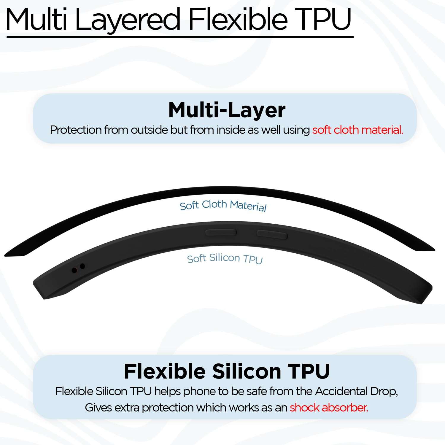 Pikkme Back Cover for Nothing Phone 3A Pro | Slim Soft Matte Silicone Cover with Camera Protection & Shockproof Bumper Case (Black) 4