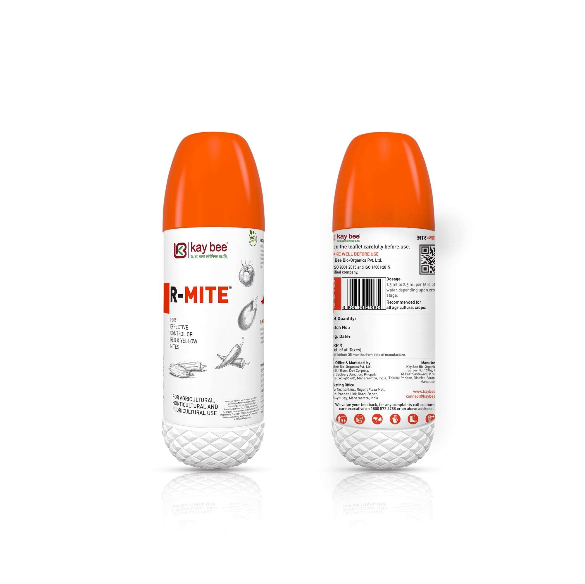 Kay Bee R-Mite | Red Mite Controls Insect for Agriculture, Farming | Red Mite and Yellow Mite Controls in Crops | Acaricide for Plants - 5 Litre 3
