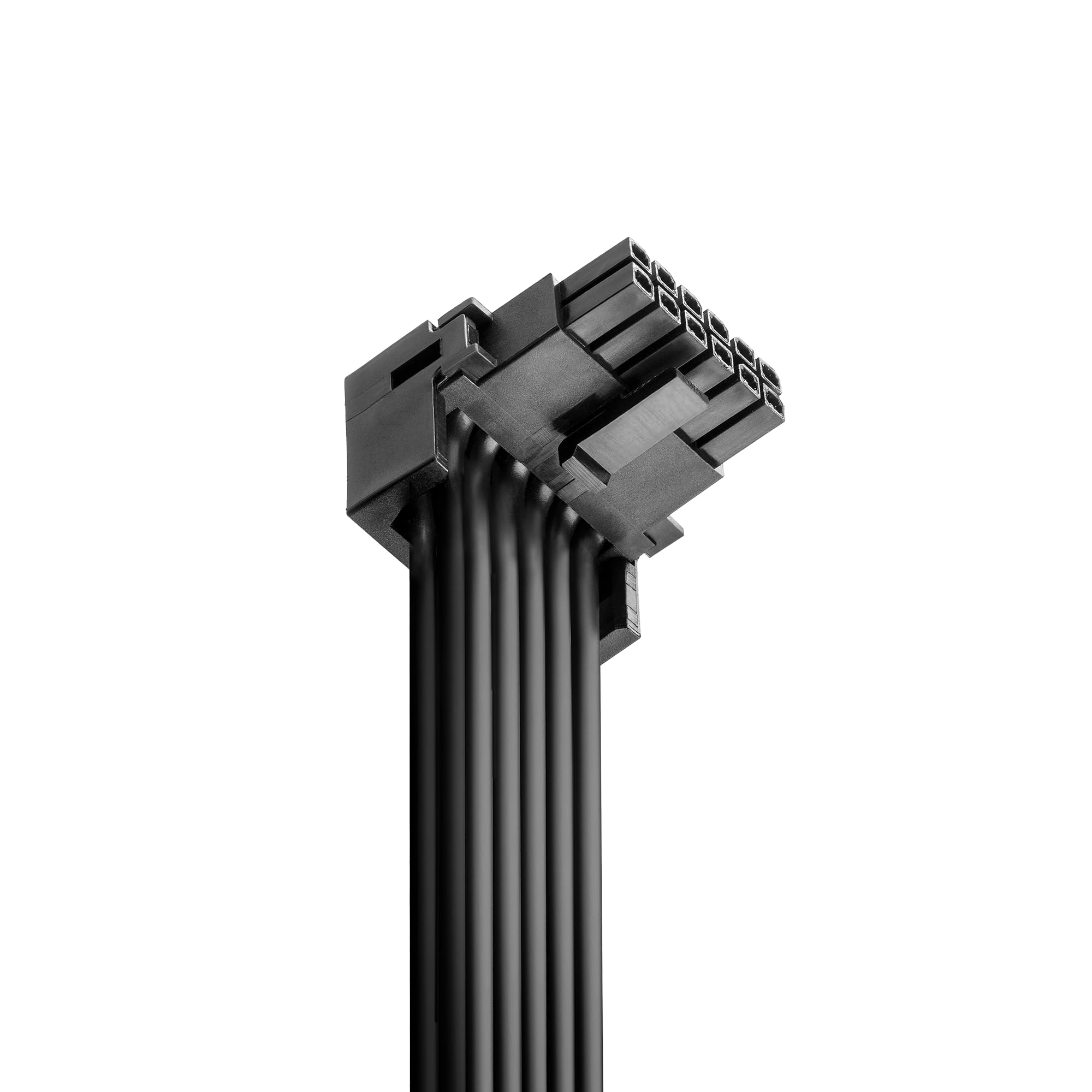 CableMod Basics C-Series 12VHPWR 90 Degree StealthSense PCI-e Cable for Corsair - Variant B (Black, 16-pin to Quad 8-pin, 60cm) 3