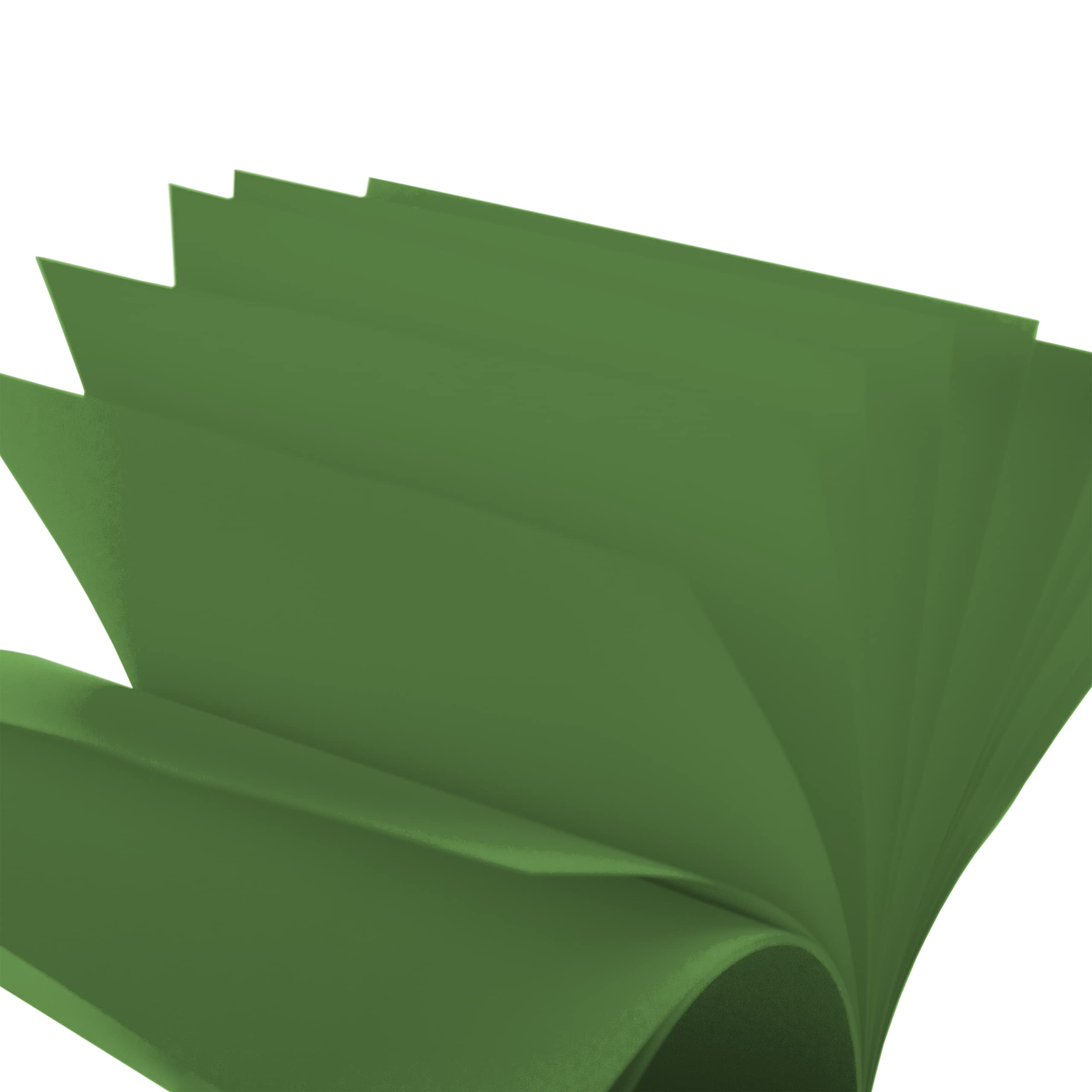 JAM PAPER Colored 24lb Paper - 90 gsm - 8.5 x 11 - Green Recycled - 50 Sheets/Pack 6