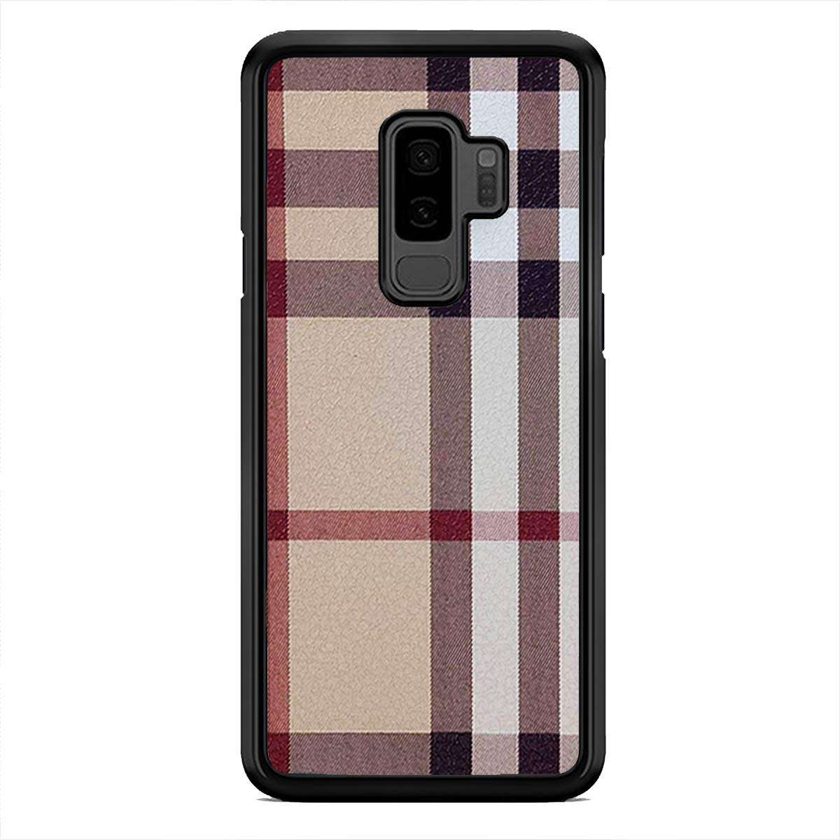 Classic Brown Plaid Pattern Phone Case Hard Custom Case Cover for Samsung Galaxy S21 Ultra S21+ S20 FE S10 Plus S9 1