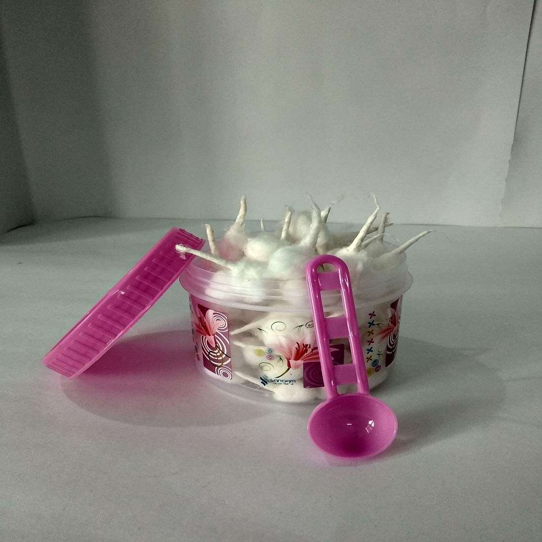 Pooja Samagri Cotton Wicks, Diya Bati, Jyot Cotton, Organic Batti, Pure Puja Baati, Round Cotton, Lambi Batti, Long Wicks, Kesar batti, White Color, for Puja, Prayer Color (1000 Wicks) 1