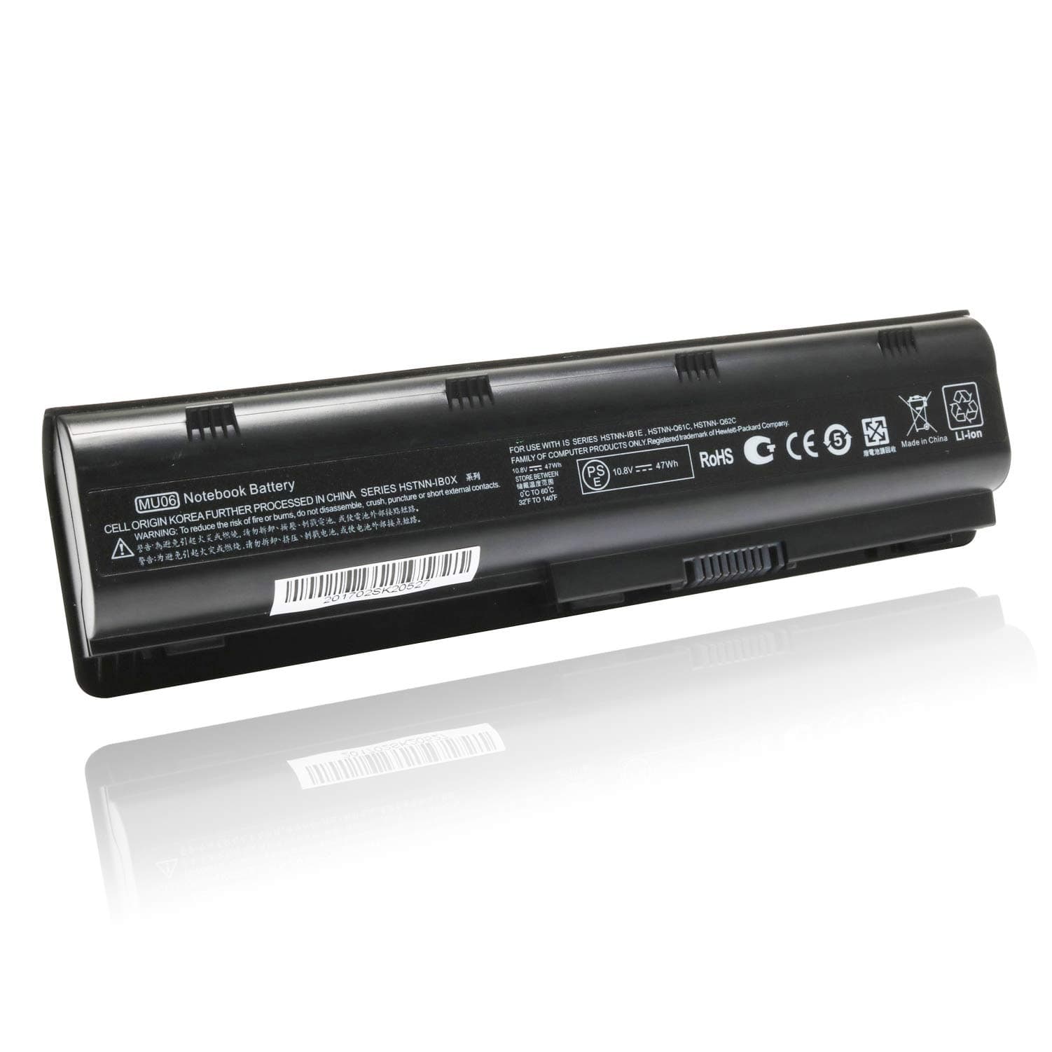 593553-001 Replacement Laptop Battery for HP MU06 593554-001 MU09 Pavilion DV6 G6 G7 G4 DM4 DV5 G62 G32 G42 Compaq Presario CQ32 CQ42 CQ43 CQ56 CQ57 CQ62 CQ72 Notebook Battery 1