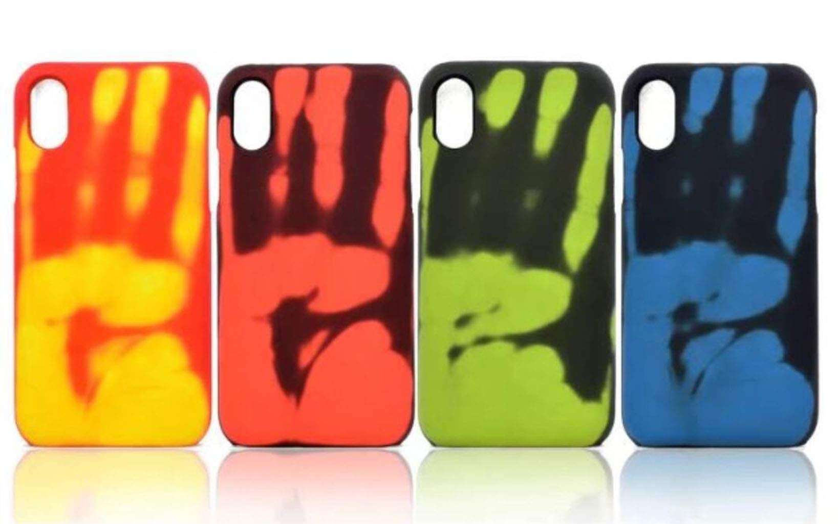 Omio Compatible with iPhone XR Color Changing Protective Case, Thermal Sensor Case Heat Sensor Induction Fluorescent Temperature Sensing Creative Cover Ultra Thin Non-Scratch Stylish Shell 6