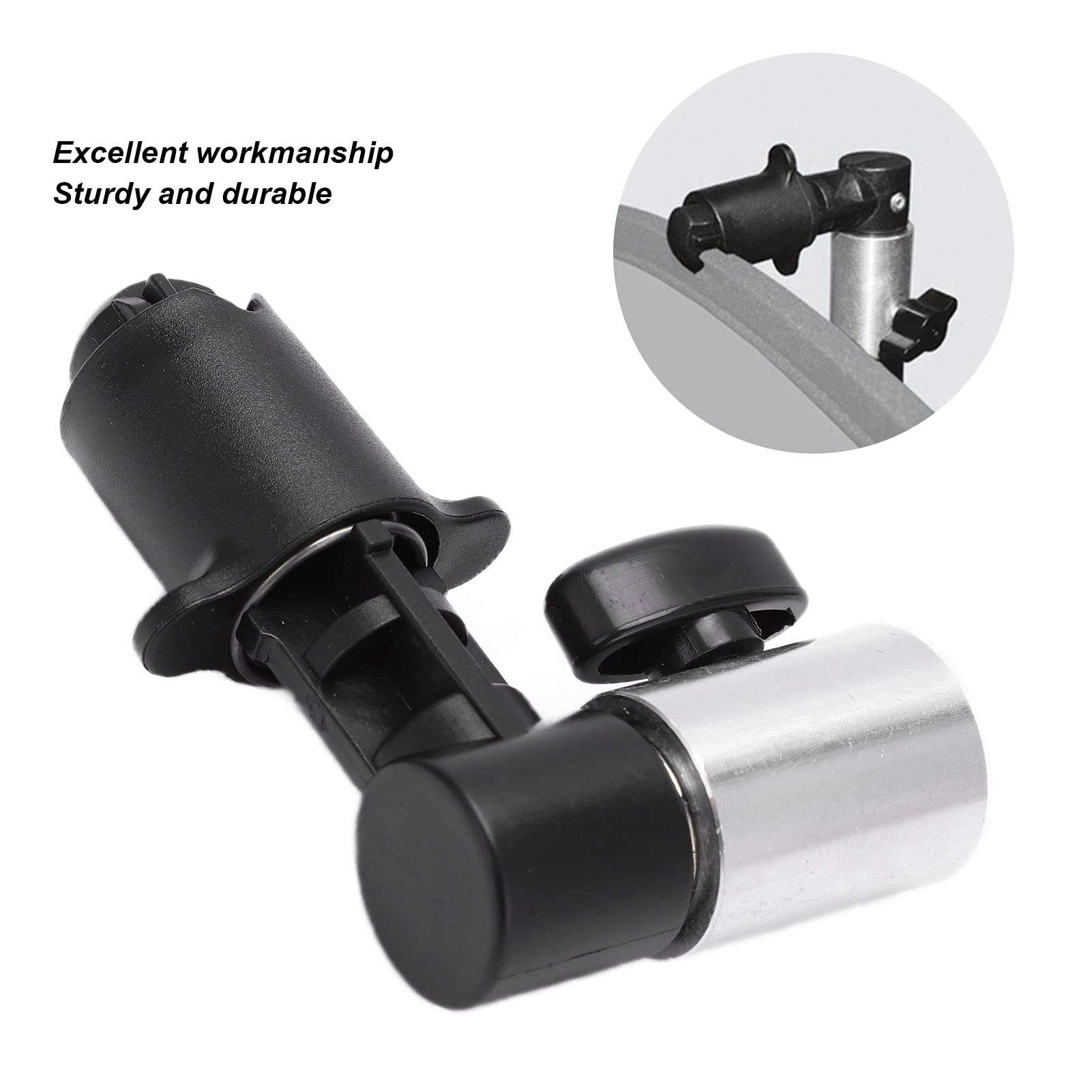 Cyrank Reflector Holder Clip, Backdrop Holder Clamp Photography Reflector Disc Holding Positioning Clamp Mount Adapter for Photo Studio Light Stand 5