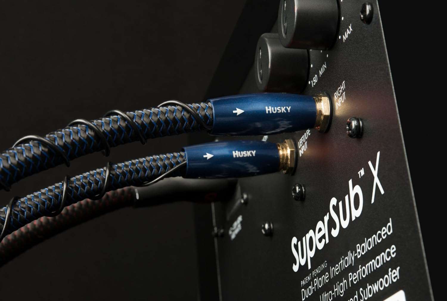 AudioQuest 3m Husky RCA Low-Frequency Subwoofer Audio Interconnect Nylon Braid 3