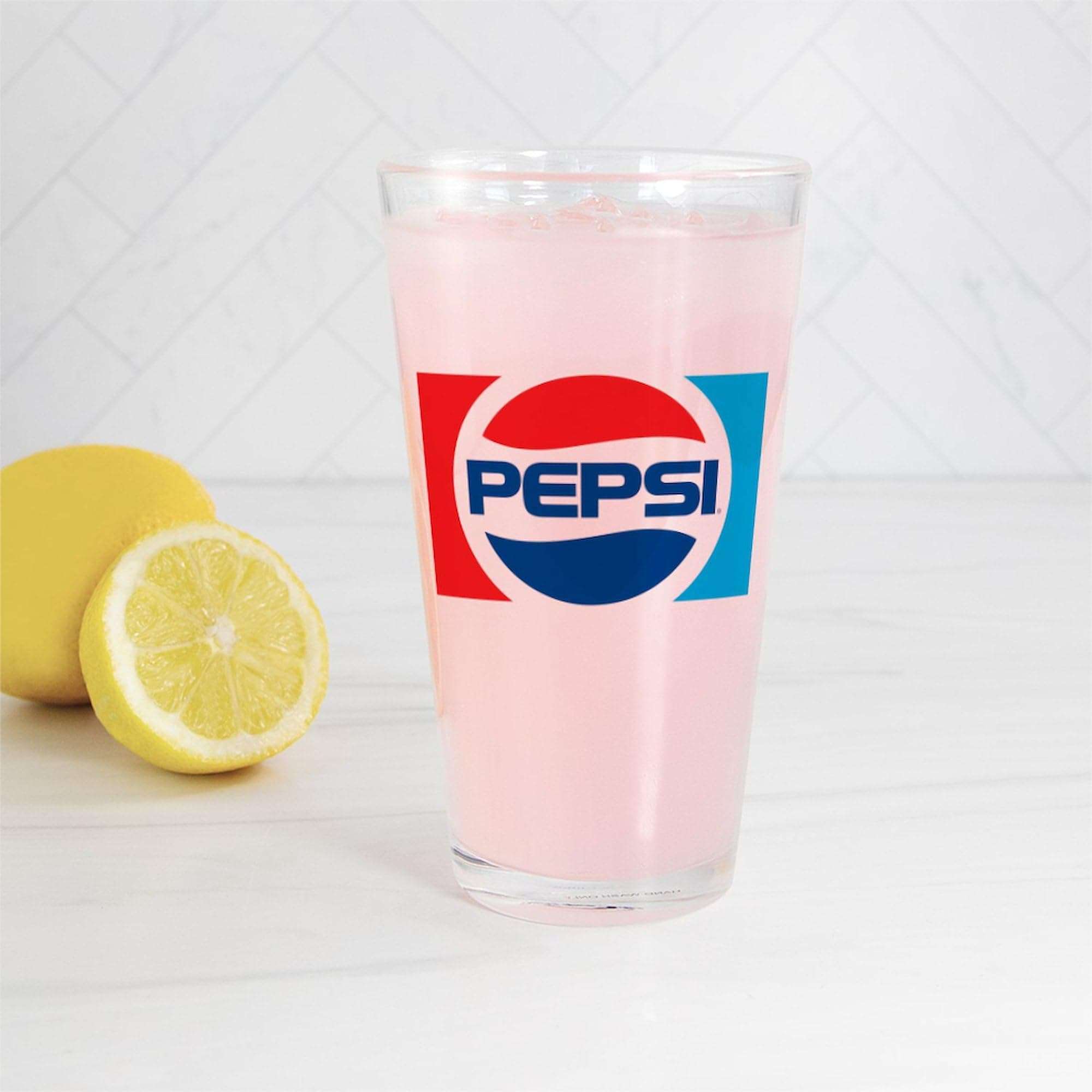 CafePress 90S Pepsi Logo Pint Glass, 16 oz. Drinking Glass 4