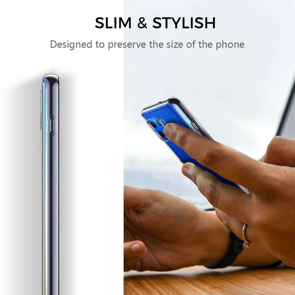 Clear for Moto One 5G Case,Moto G 5G Plus Case,Aeska Ultra [Slim Thin] Flexible Clear TPU [Scratch-Resistant] Gel Rubber Soft Skin Silicone Protective Case Cover for Moto One 5G/Moto G 5G Plus(Clear) 6