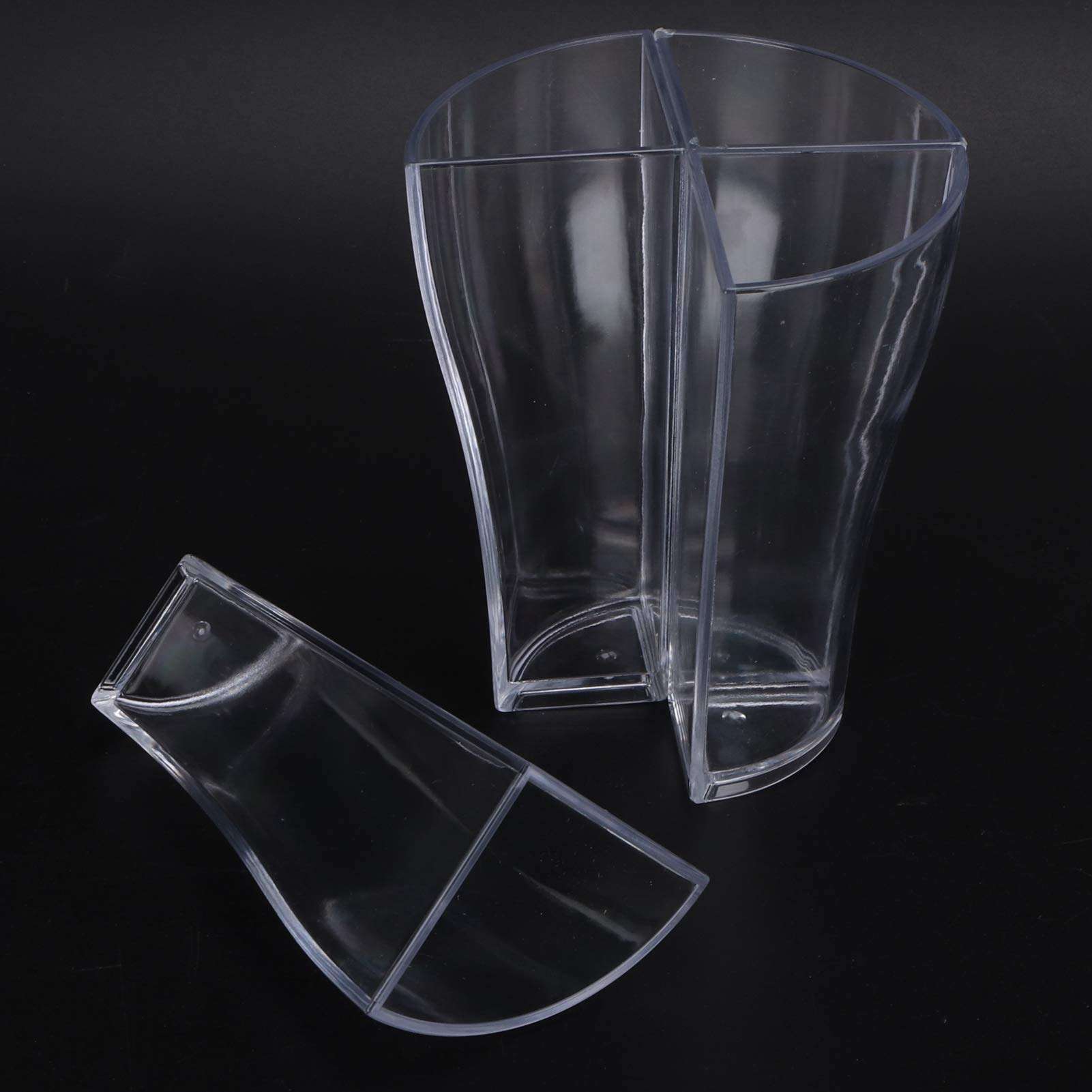 4 in 1 Beer Glass Cups, Transparent Acrylic Wine Glass, Easy Grip, for Bar Party Supplies (L 30cm / 11.8in) 3