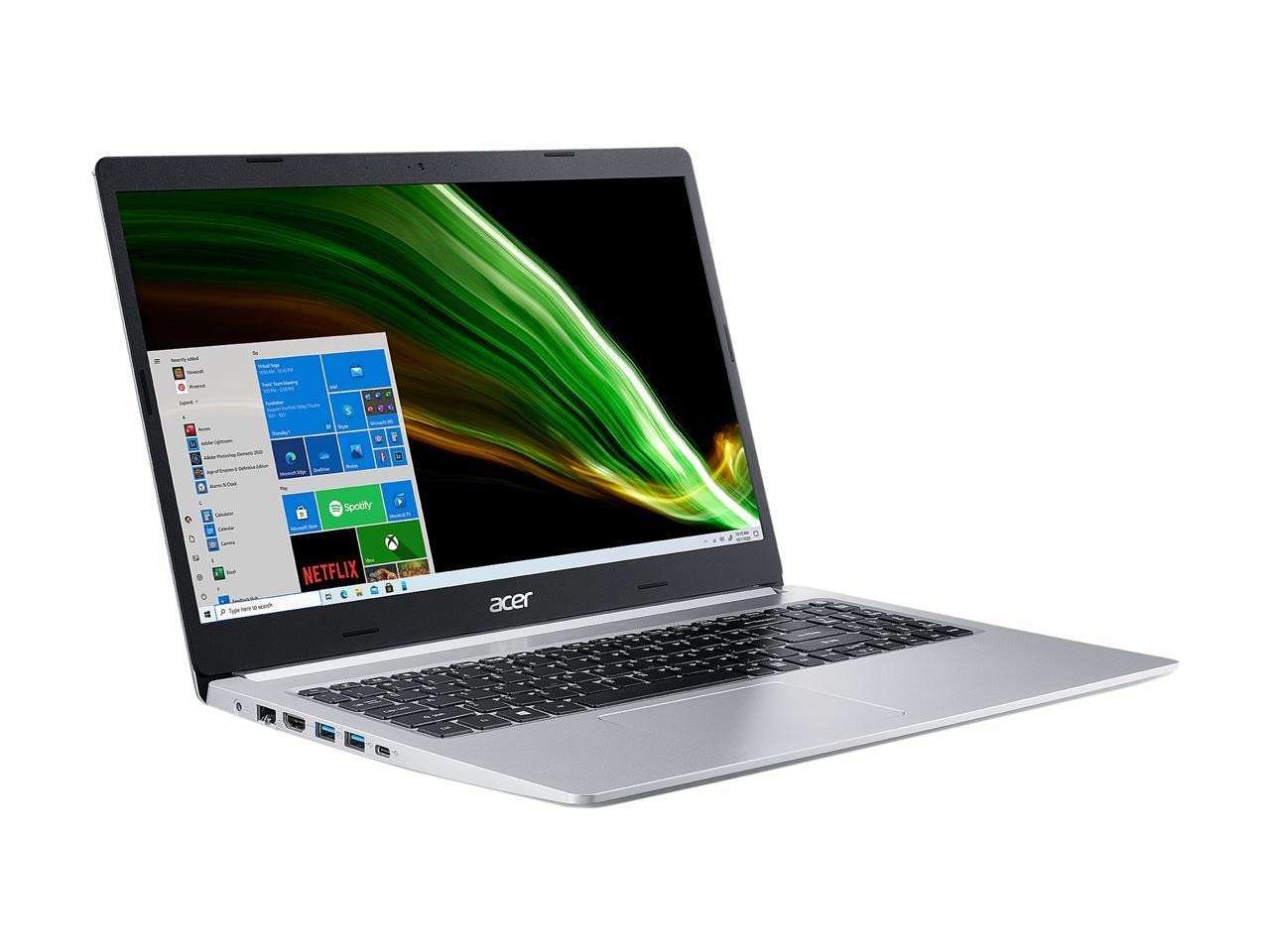 Newest Acer Aspire 5 Slim Laptop, 15.6" FHD IPS 1080P, AMD Ryzen 5 5500U (Beat i7-8550U), 8GB RAM, 256GB PCIe SSD, WiFi, Webcam, HDMI, Bluetooth w/ GalliumPi Accessories 4