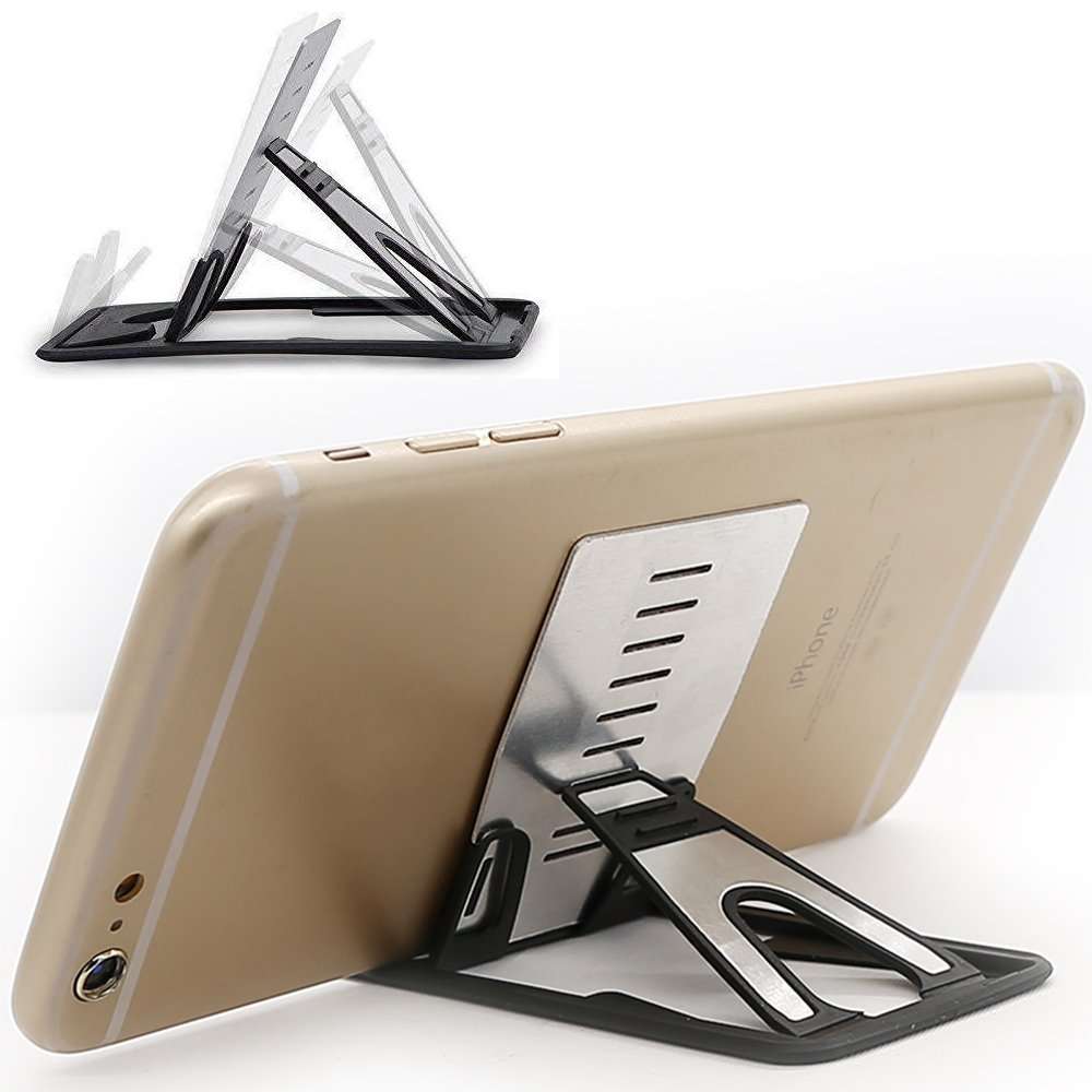 iMangoo for iPhone Kickstand, iPad Mini Kickstand, Multi-Angle Holder Tablet Dock Adjustable Foldable Cradle Portable Desk Stand Fold-up Smartphone Stands Holders for Apple iPhone, iPad, Samsung 1