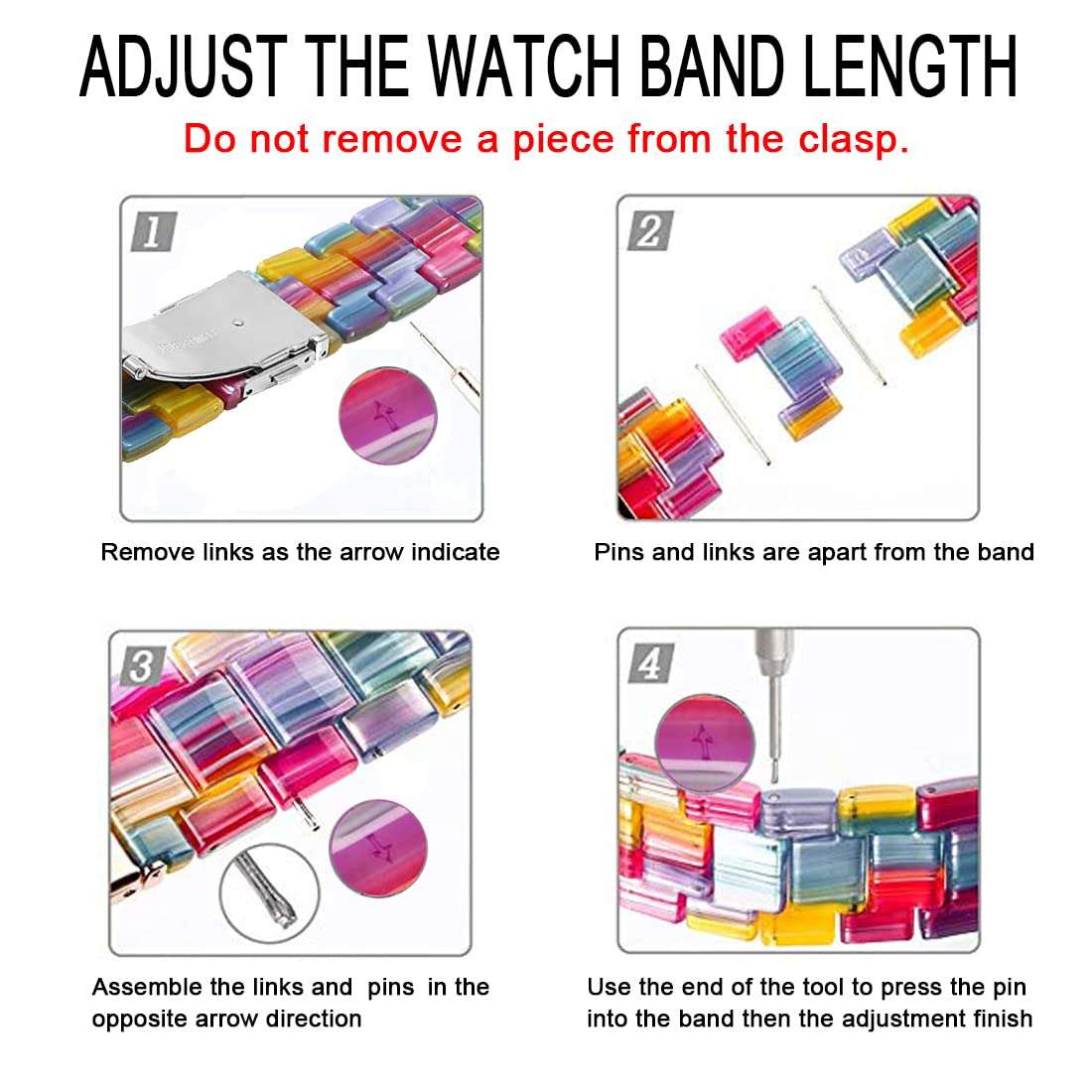 Resin Band Compatible for Apple Watch Band 38mm 40mm 41mm, Lightweight Wristband Replacement Bracelet for Apple Watch Series 9 8 SE2 7 SE 6 5 4 iWatch Strap, Nougat White 6