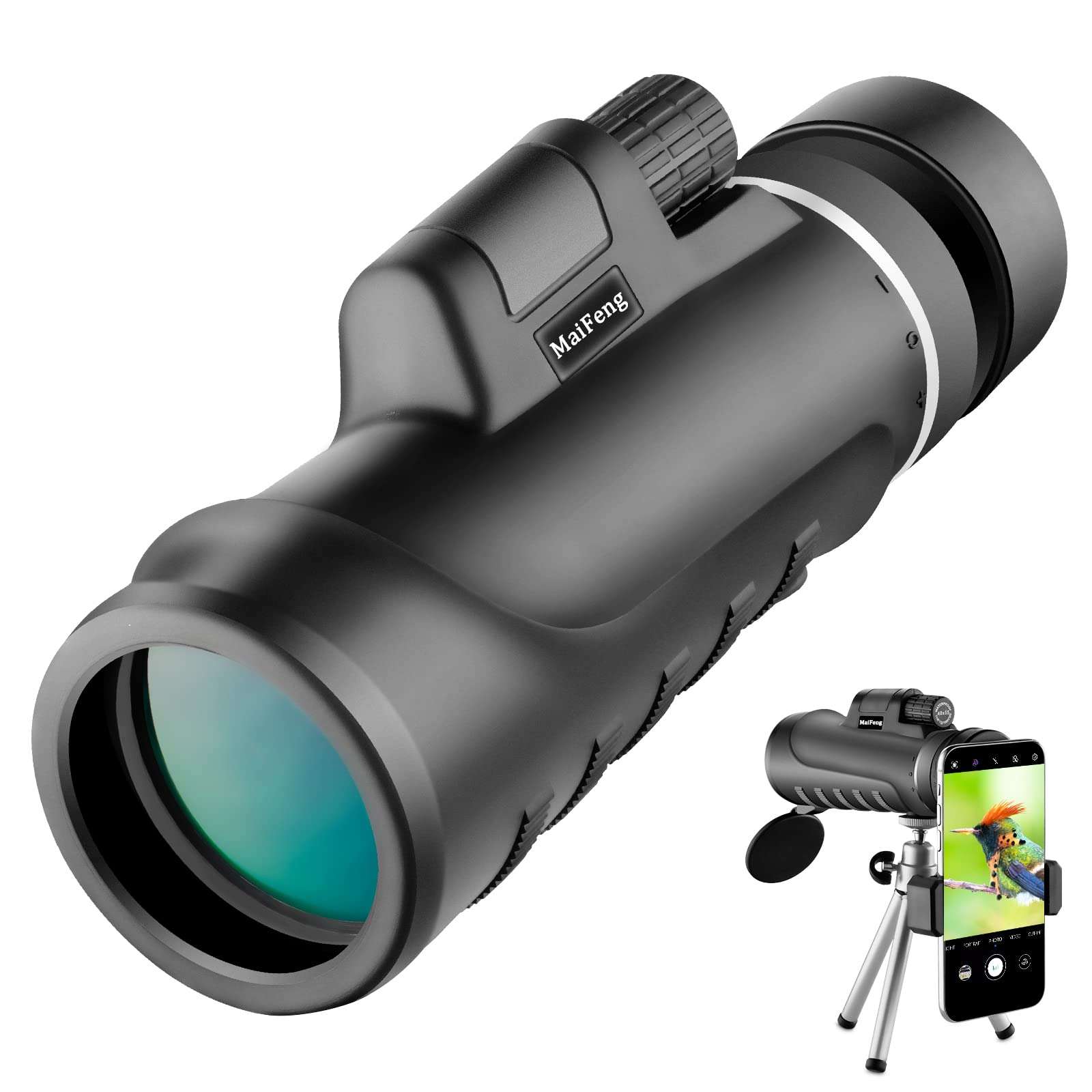 Monocular Telescope, 44x50 High Powered Monoculars for Adults Kids, Monocular Telescope for Smartphone, Monocular for Bird Watching Hunting Hiking Concert Travelling