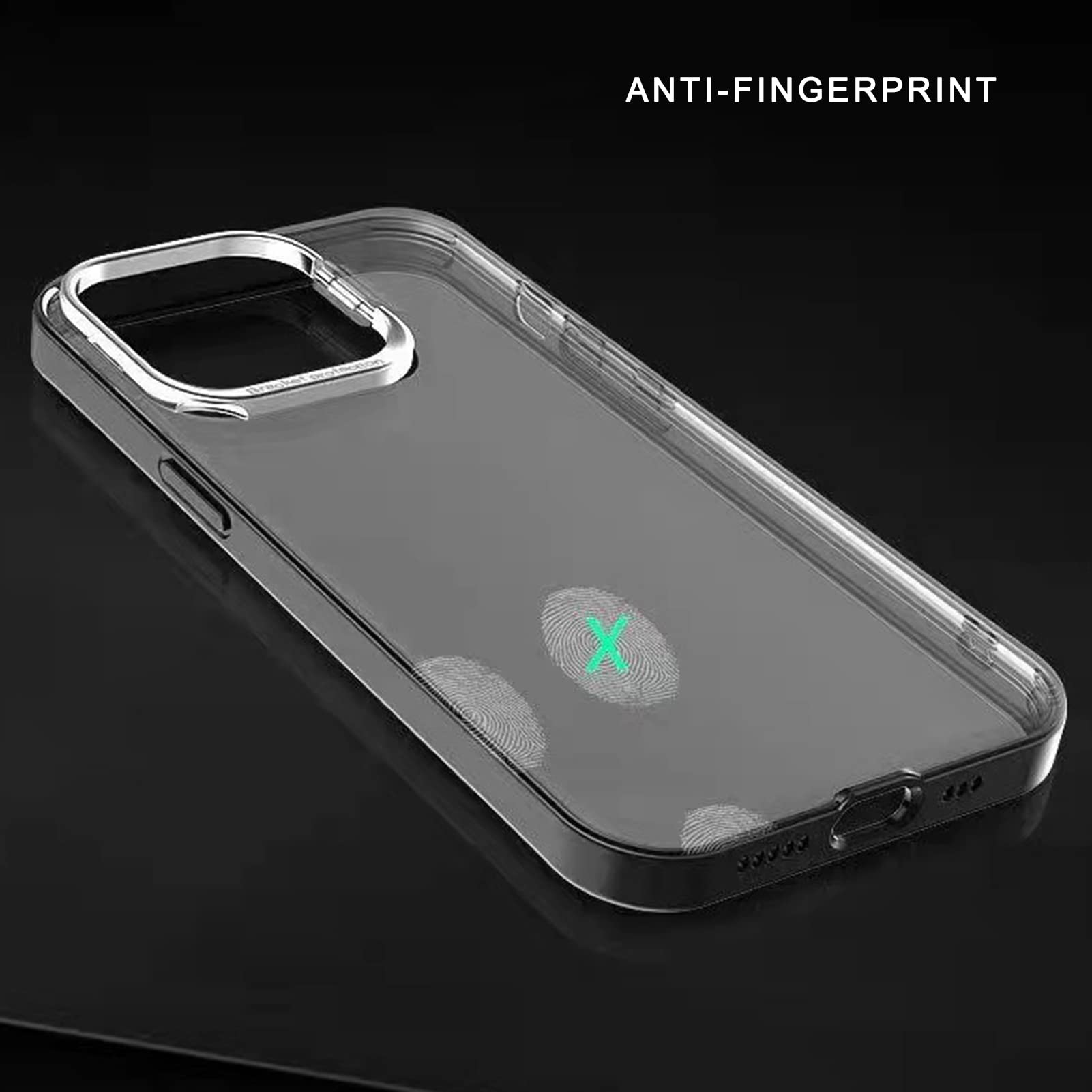 DENSUL Back Case for iPhone 14/14 Pro/14 Plus/14 Pro Max, Durable PC Case, Metal Support for Lens Protection, Anti -Scratch Anti -Fall Ultra -Thin Grip Phone Cover,Purple,14 pro max 6.7'' 6